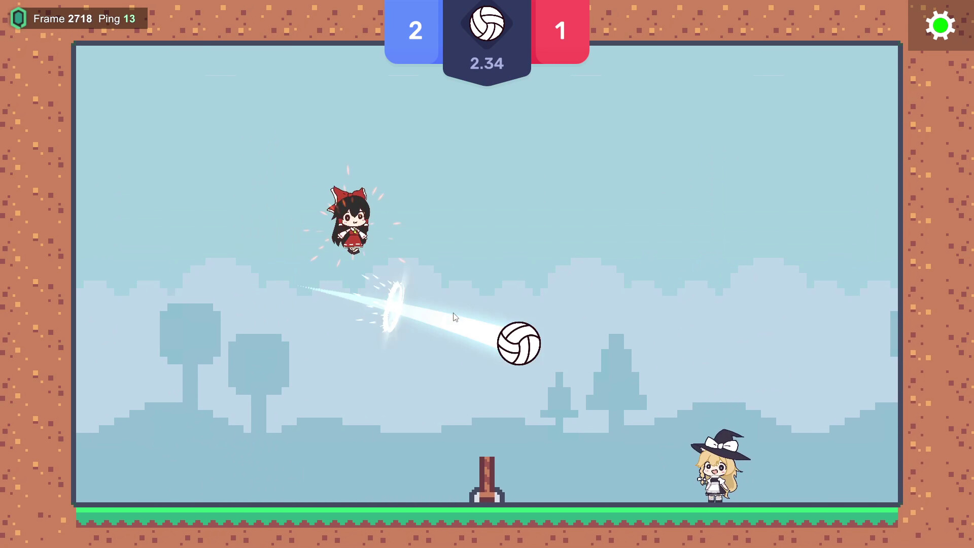 Touhou Volleyball screenshot 1