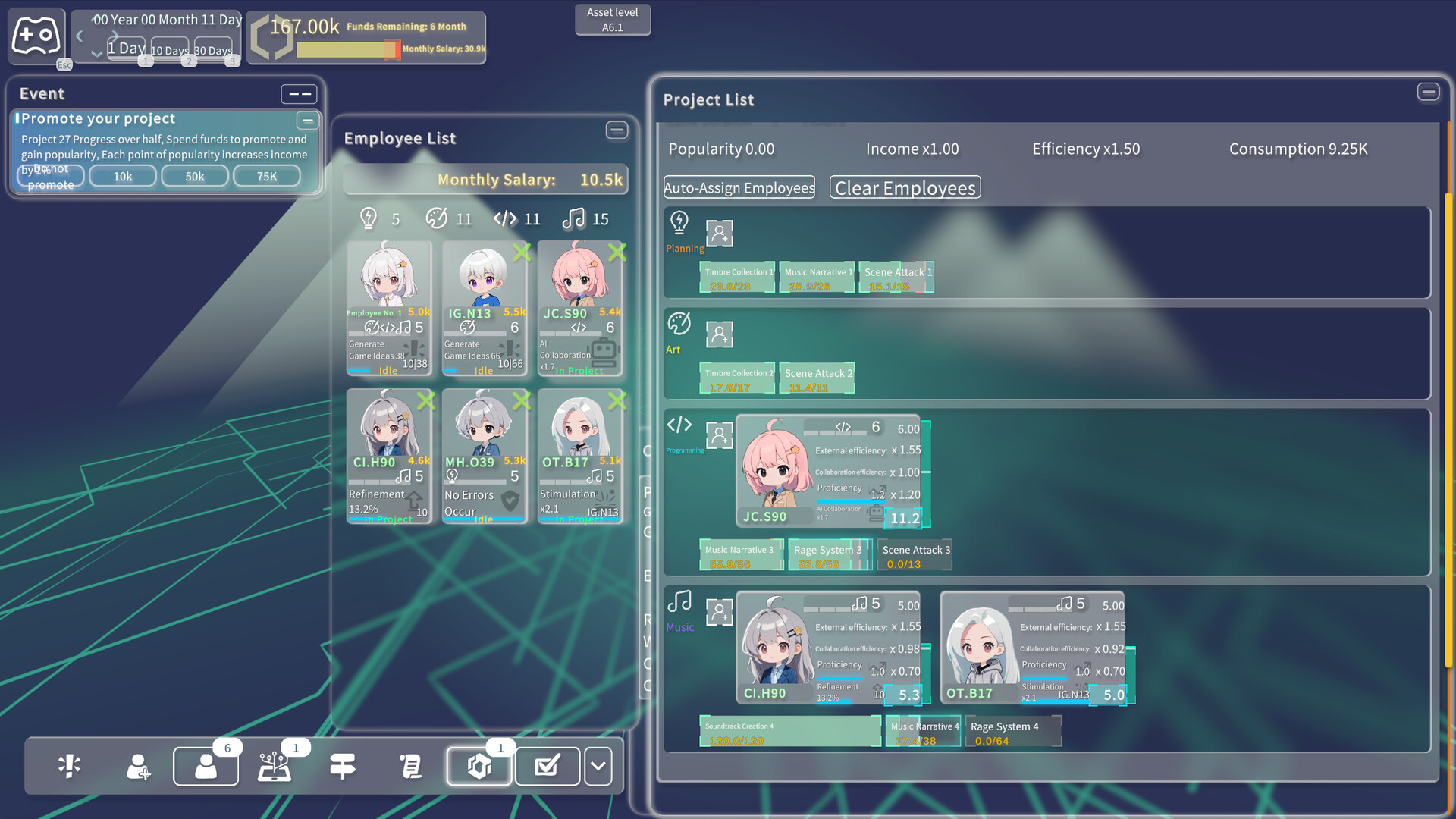 Game Tech Simulator screenshot 1