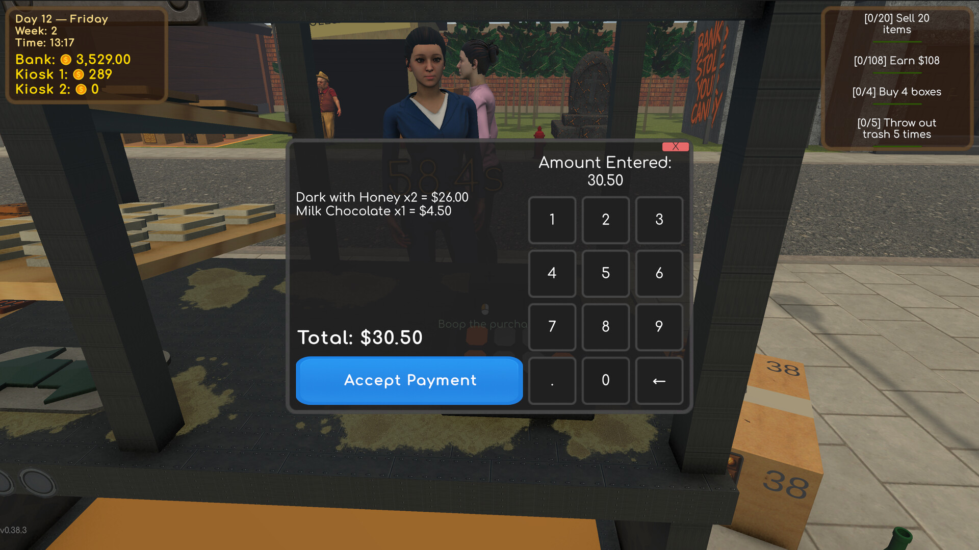 Choco Kiosk Simulator screenshot 11