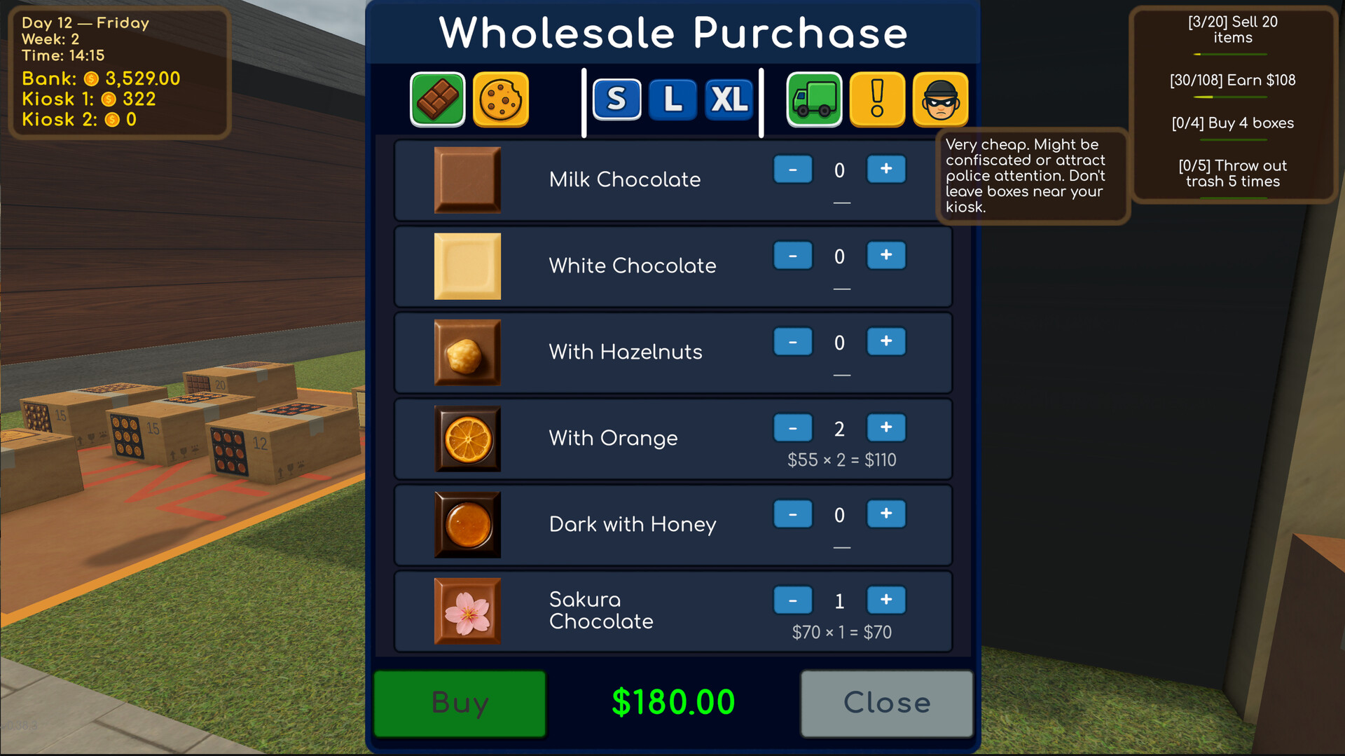 Choco Kiosk Simulator screenshot 13