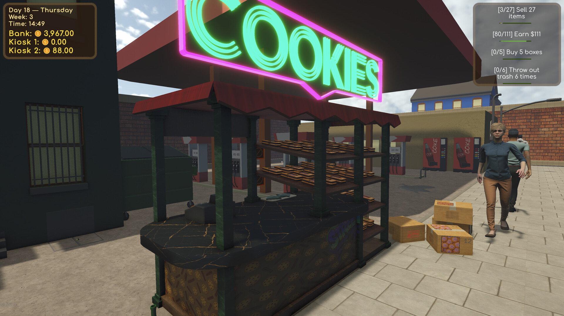 Choco Kiosk Simulator screenshot 2