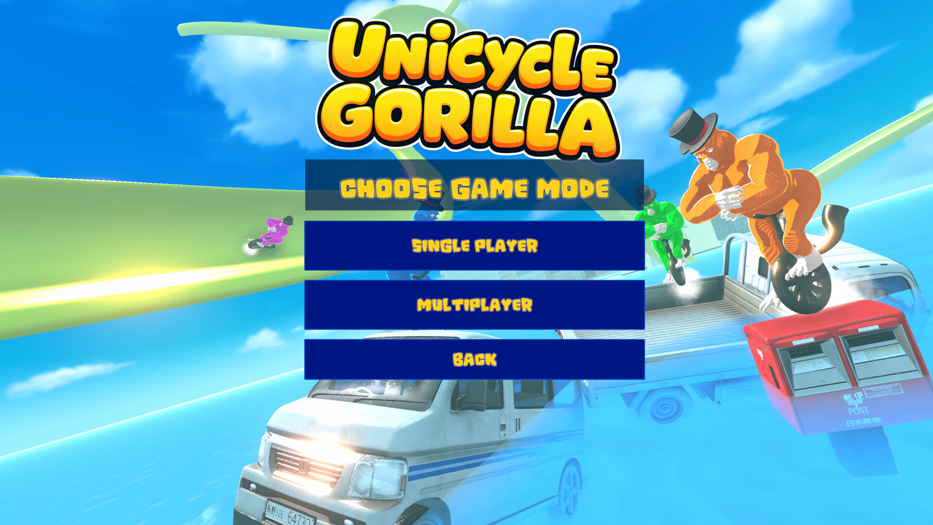 Unicycle Gorilla screenshot 2