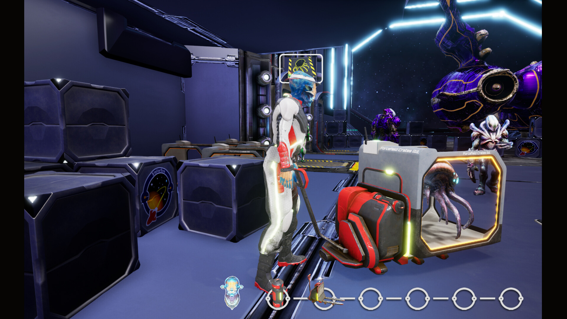 Space Alien Hangar screenshot 2