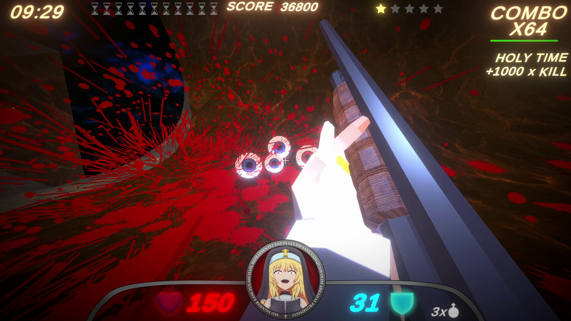Guns and Nuns: Storming Hell screenshot 3
