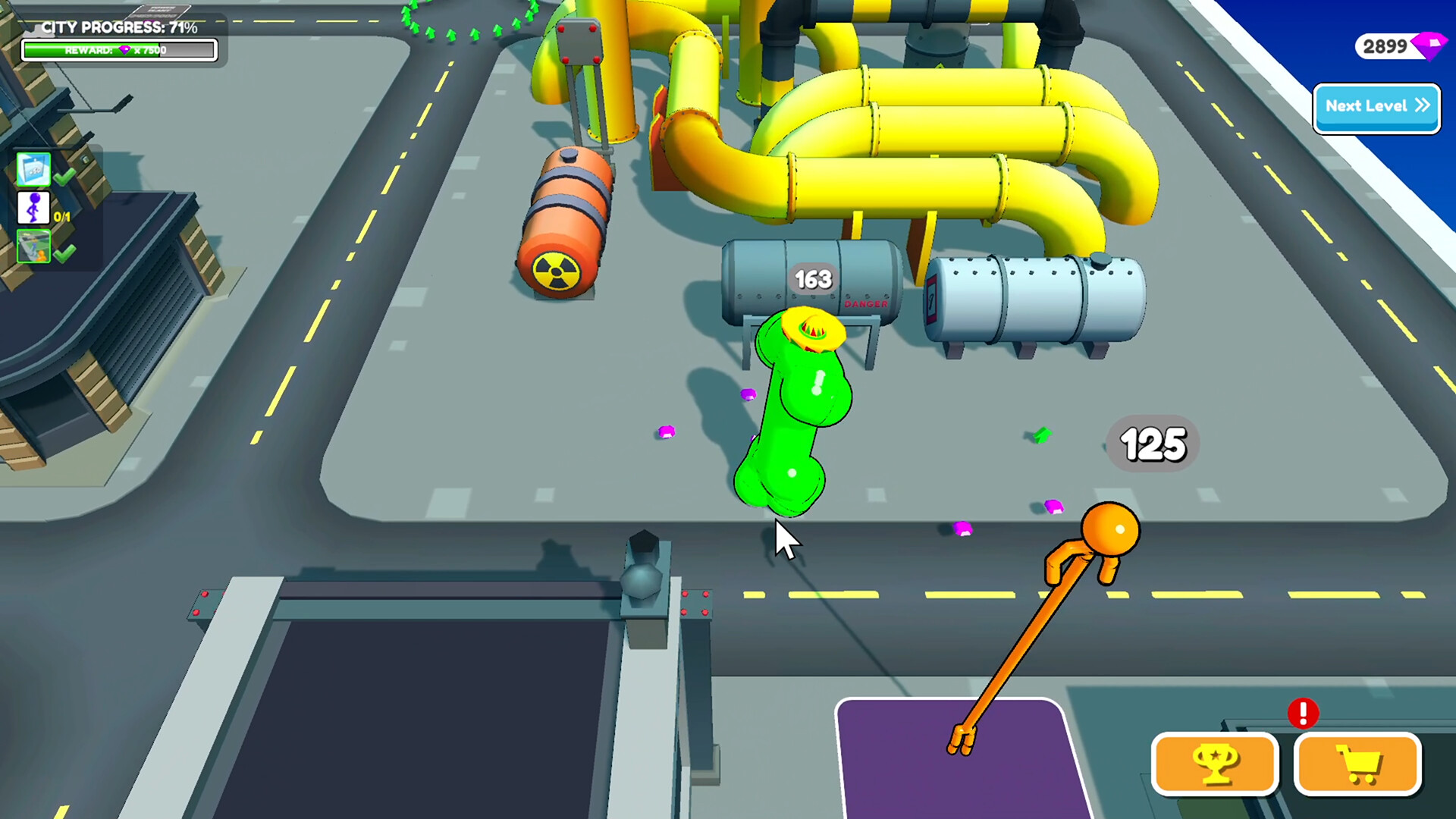 Tall Man Run screenshot 2