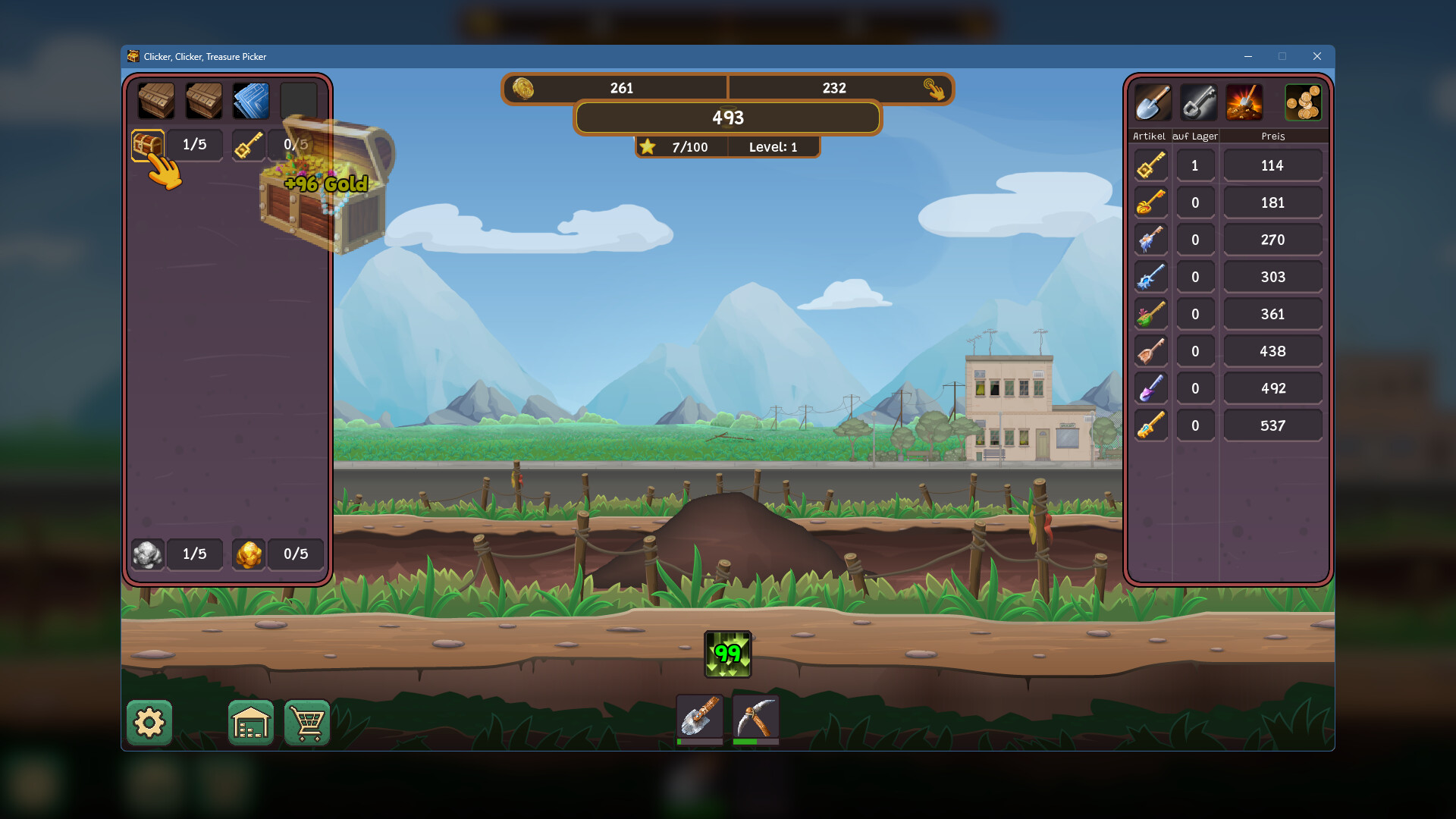 Clicker Clicker Treasure Picker screenshot 1