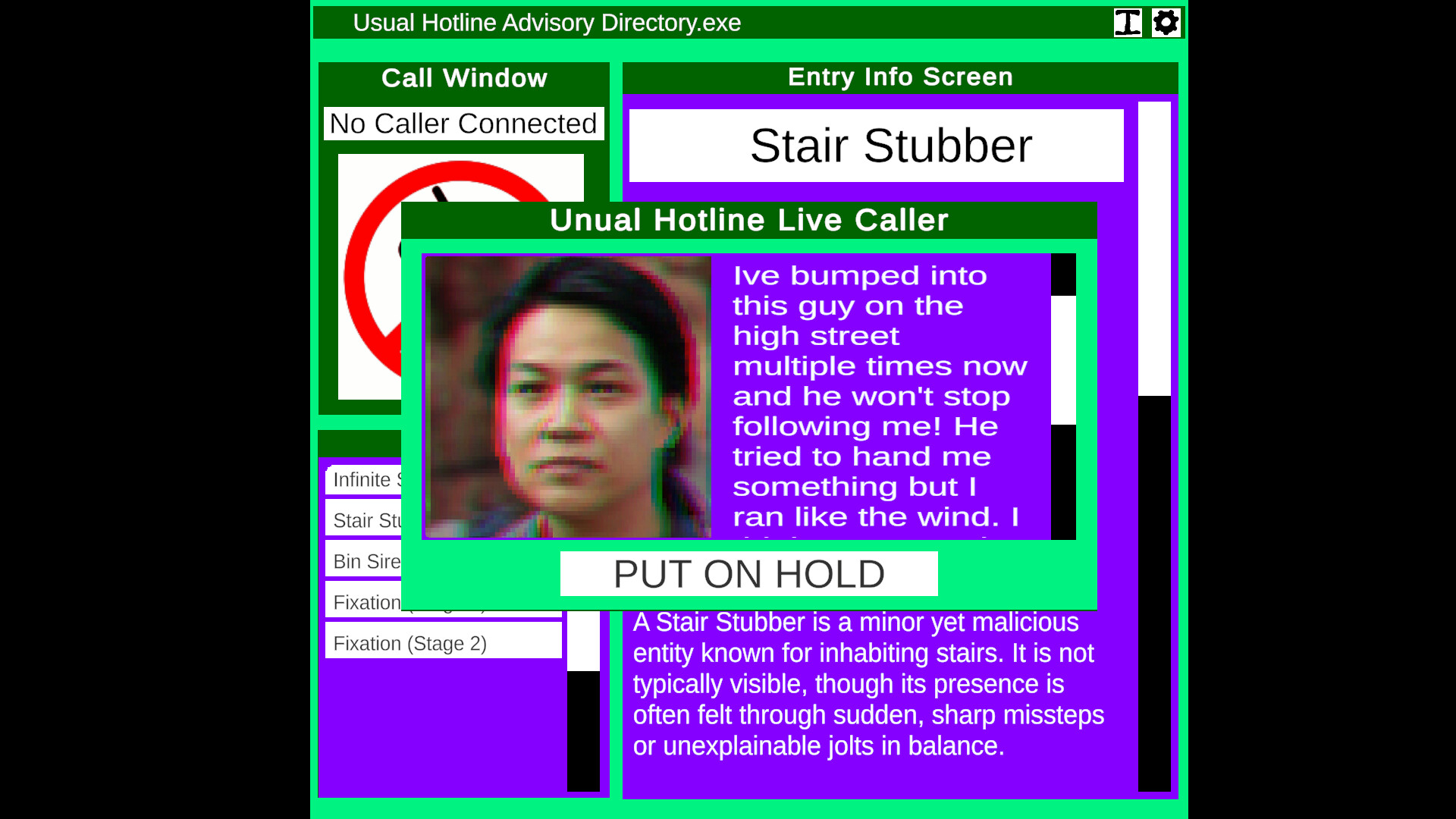 Un-Usual Hotline screenshot 5