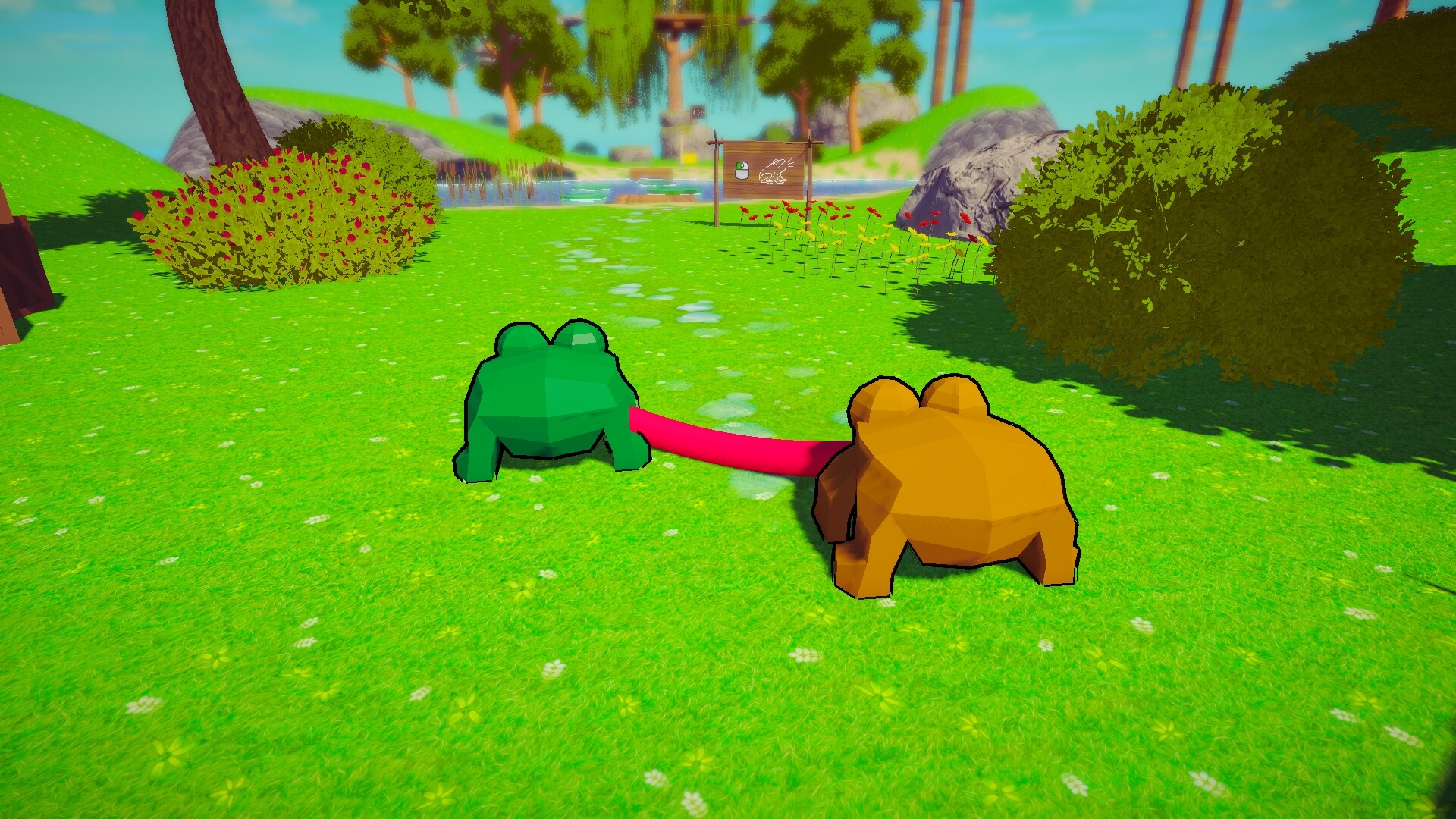 Stick Together! - Co-op Frog Parkour screenshot 6