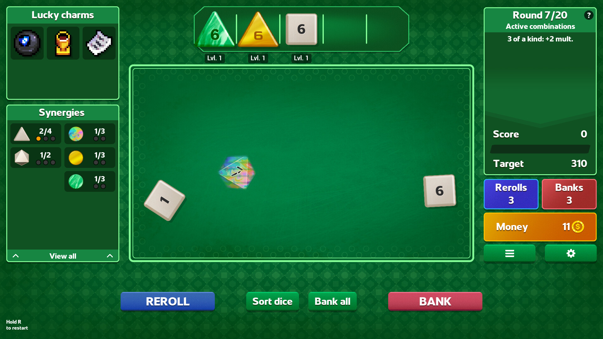 Dice Dice Baby screenshot 1