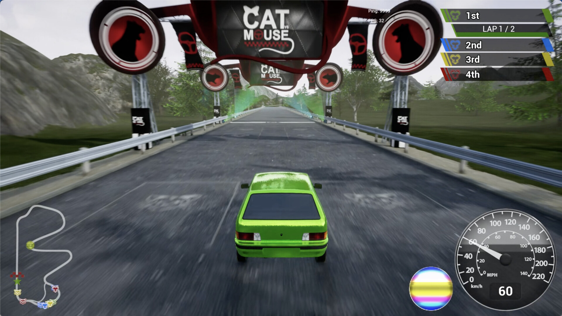 Street Claws: Cat and Mouse Racing screenshot 1