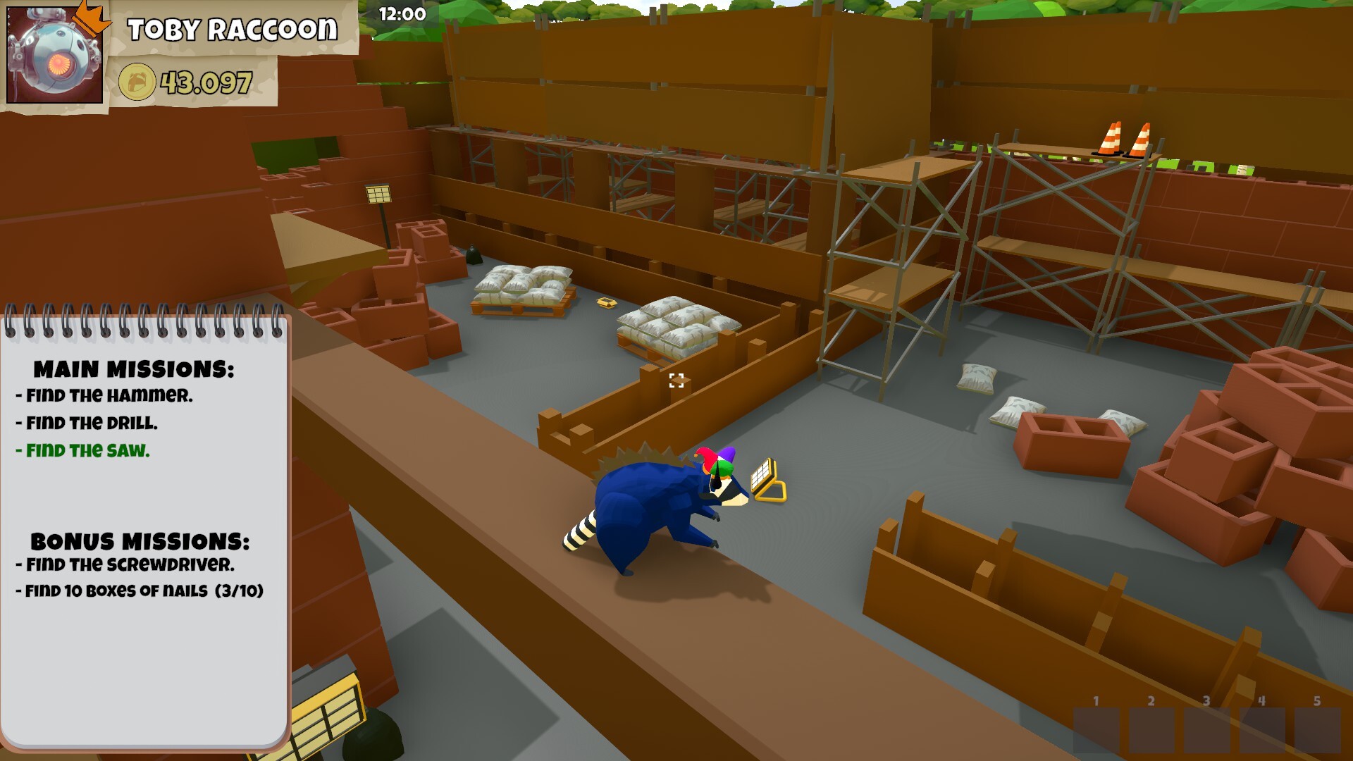 Jumbling Raccoons screenshot 1