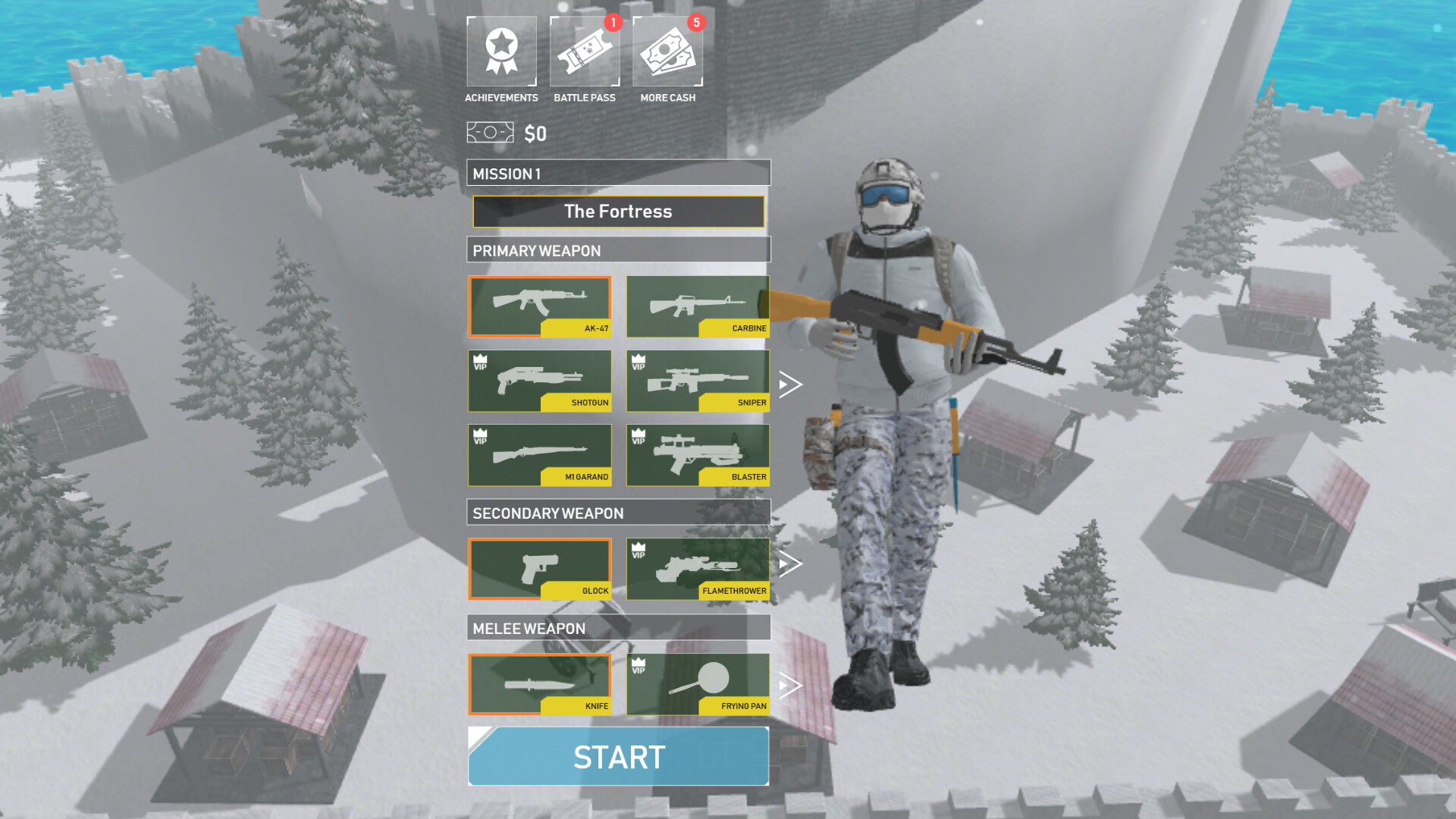 Winter Mercenary screenshot 1