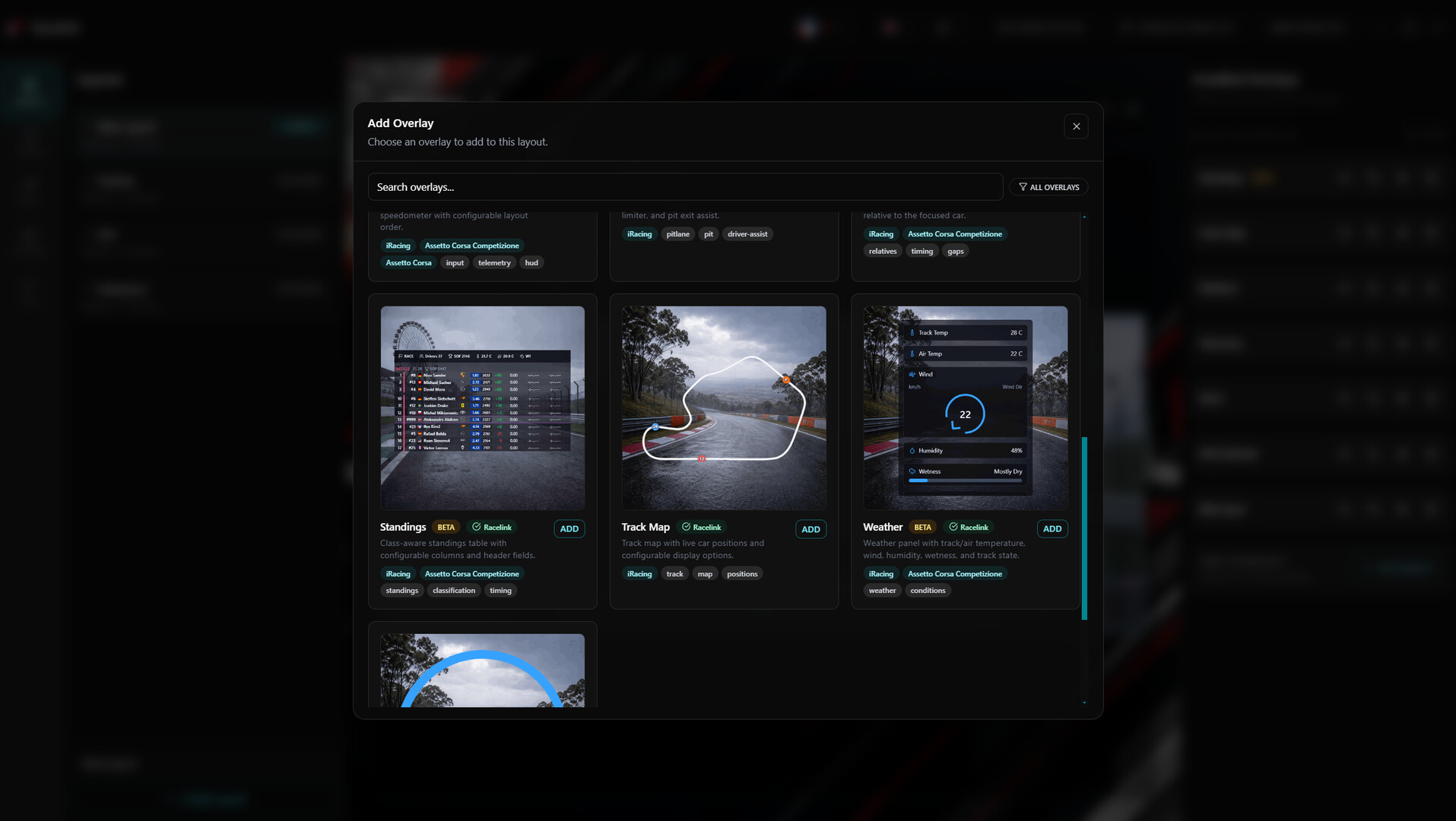 Racelink screenshot 3