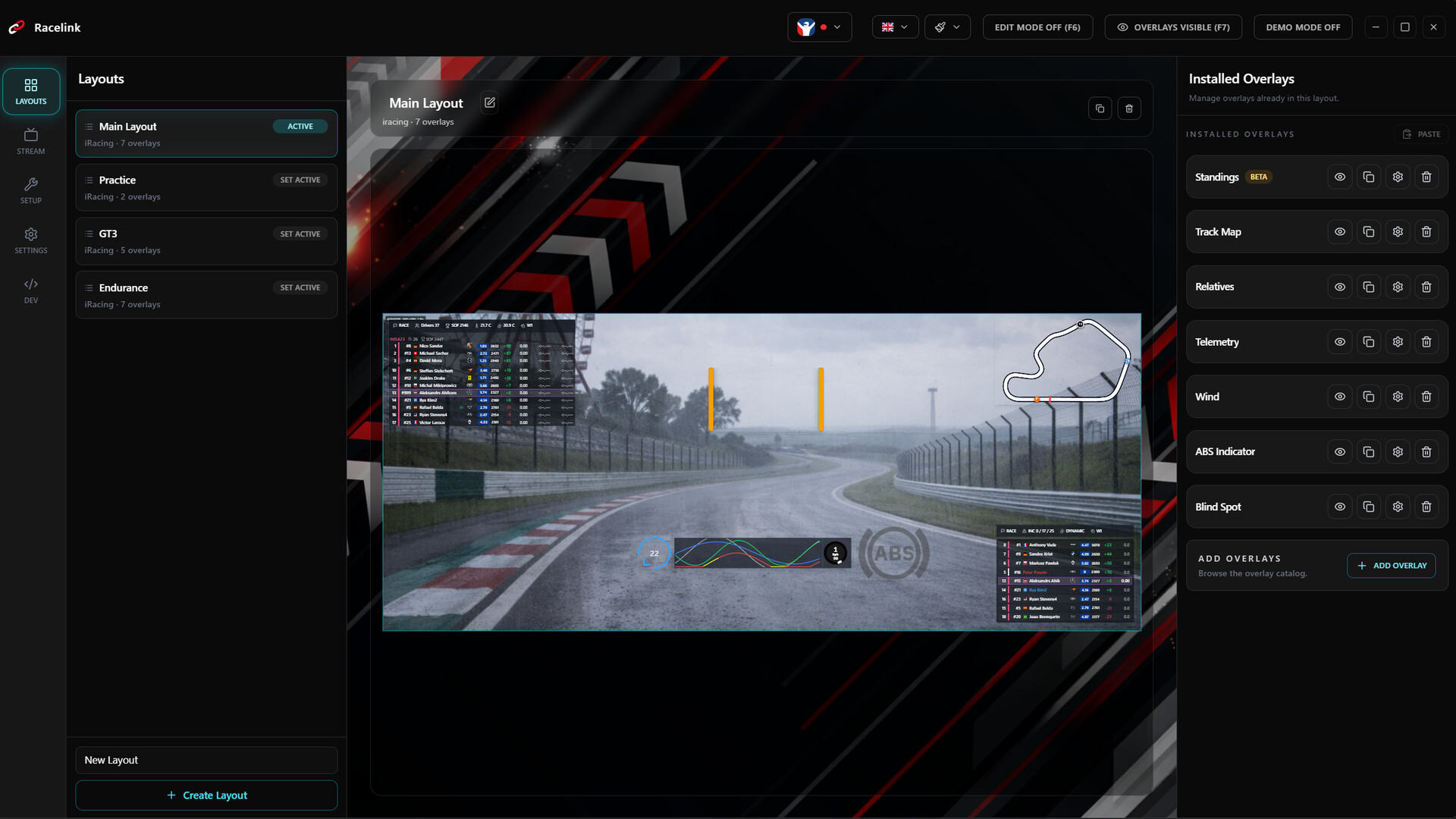 Racelink screenshot 1