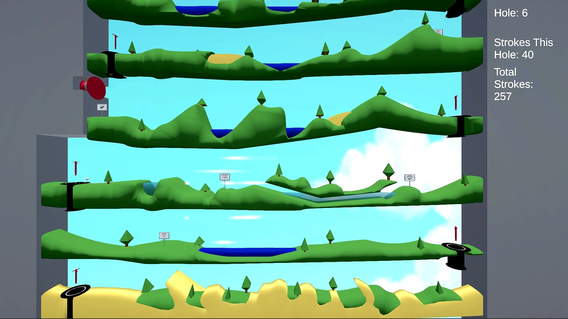 Rocket Golf - Tap screenshot 2