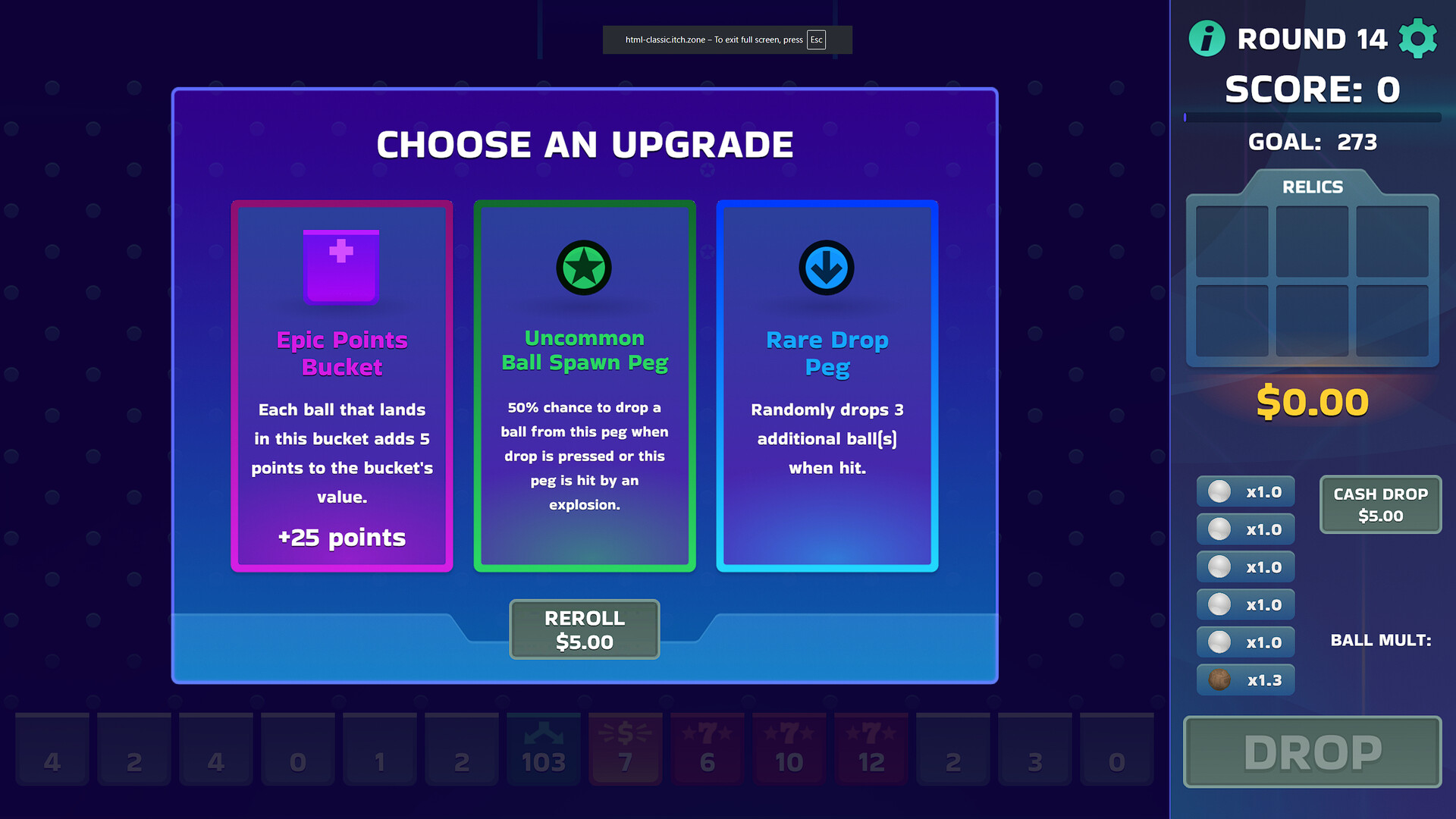 Scorefall screenshot 2