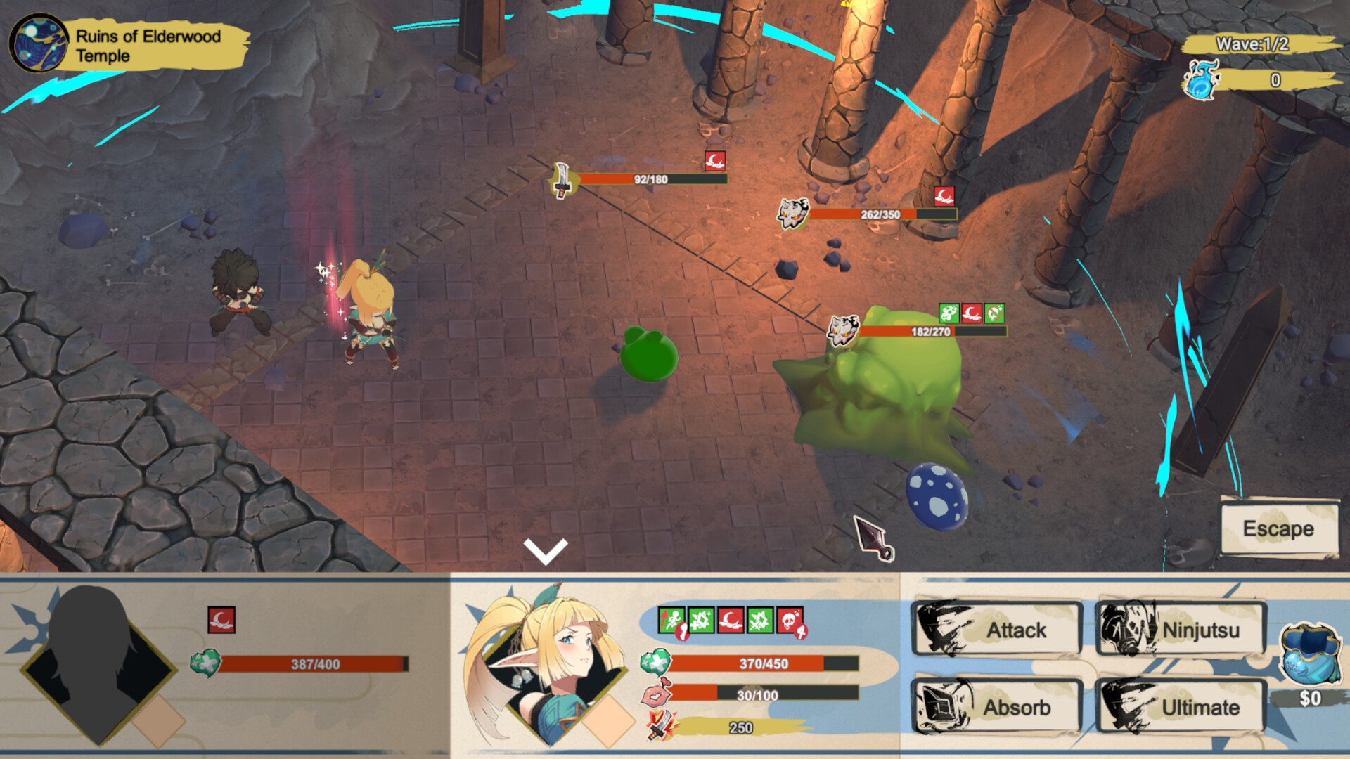 Flee, My Elven Ninja! 3D screenshot 23