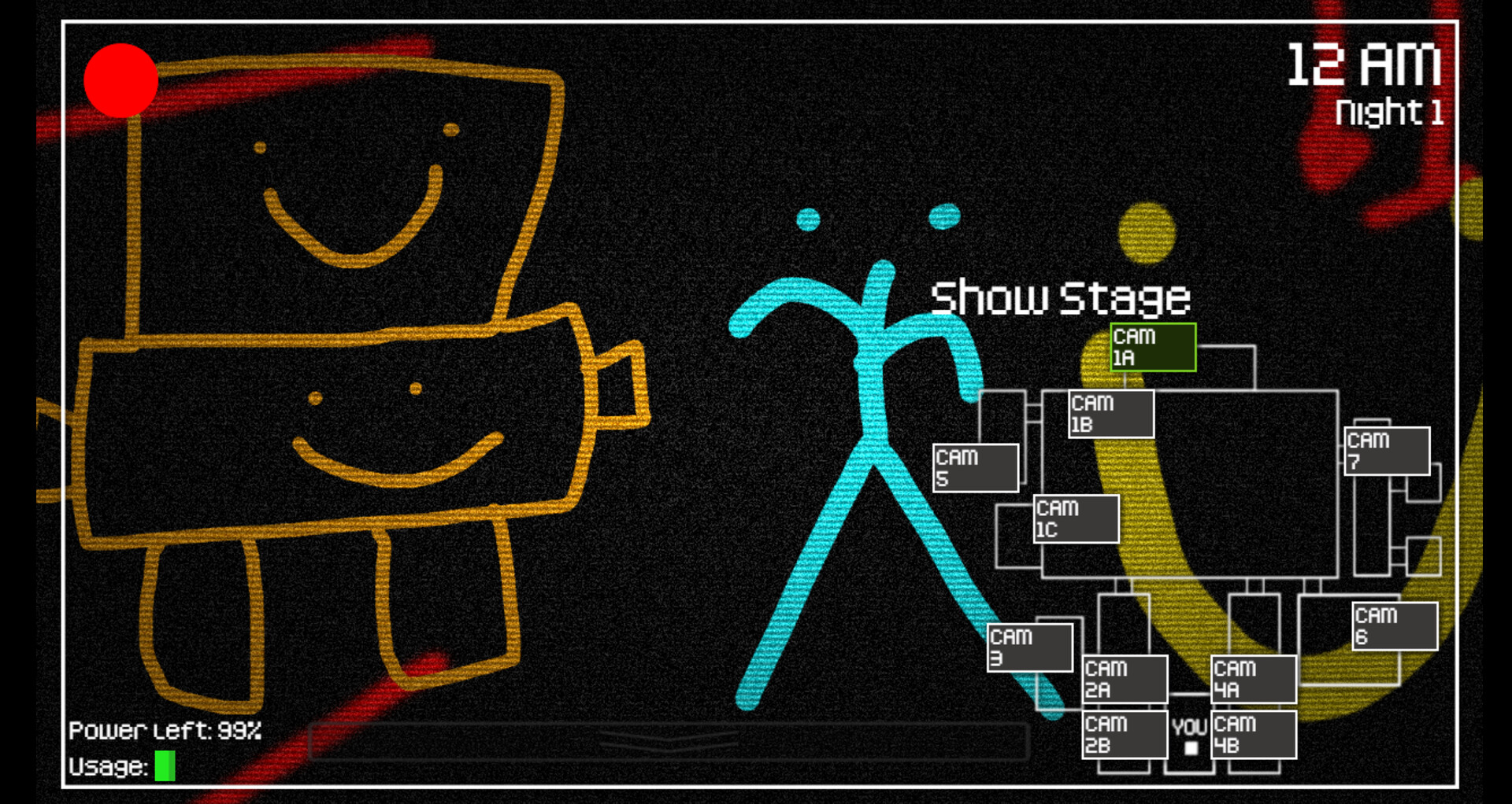 Five Nights At Stickman screenshot 5