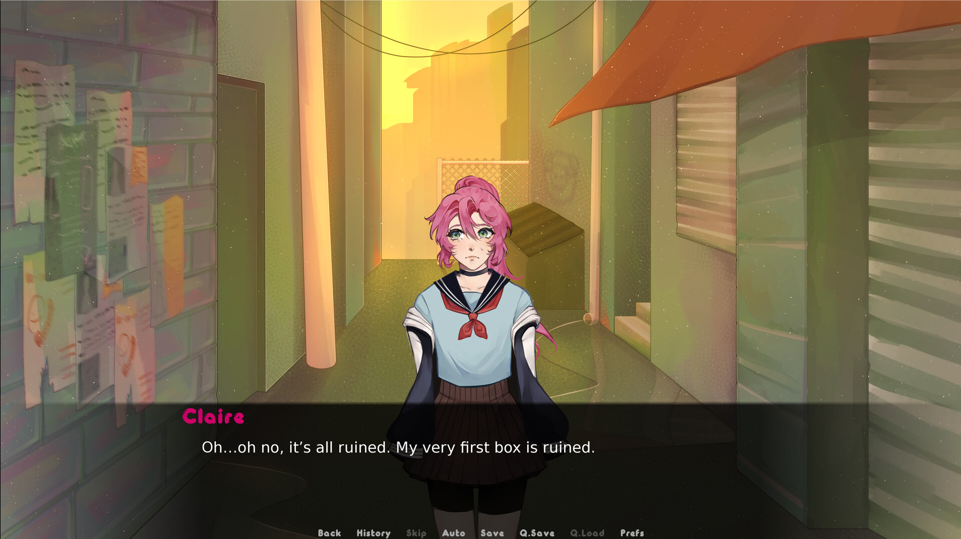 Boxuchan: The Visual Novel ~ Prologue screenshot 4