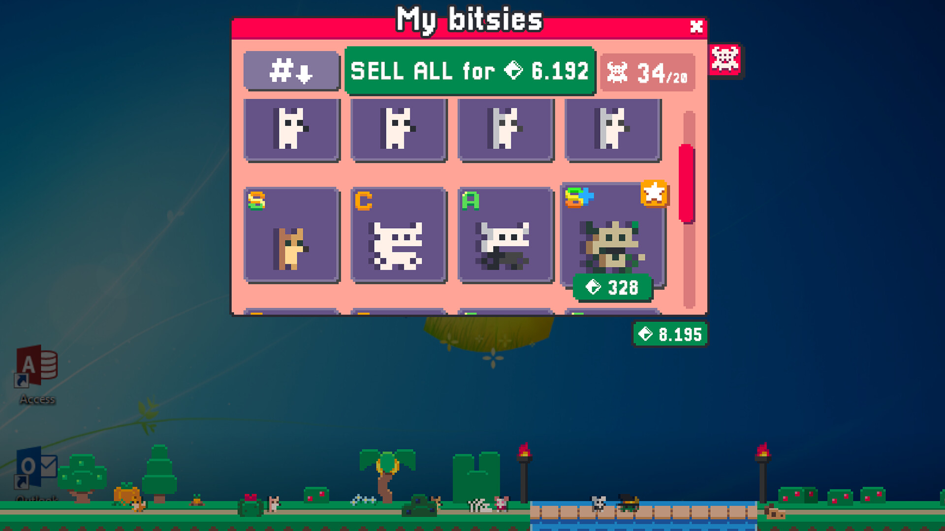 Bitsies: I Caught a Strange Creature Roaming on My Desktop and Now I Raise Them in My Tiny Garden screenshot 5