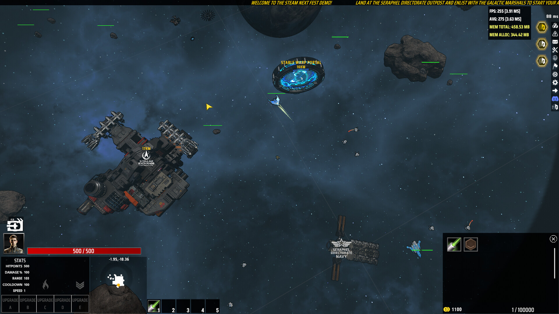 AEXXOS screenshot 2
