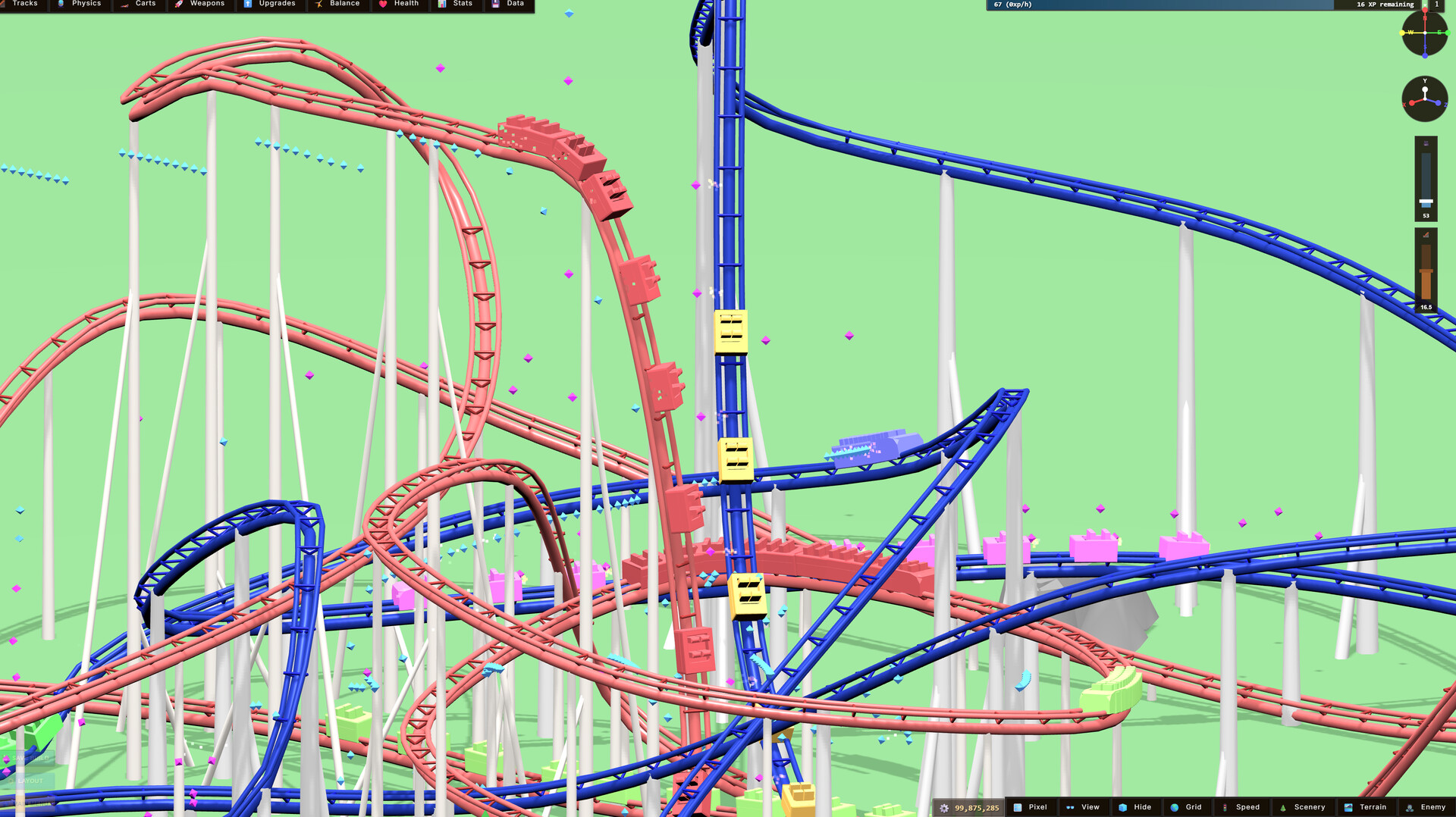 Coaster Clash 2k99 - Roller Coaster Defense screenshot 2