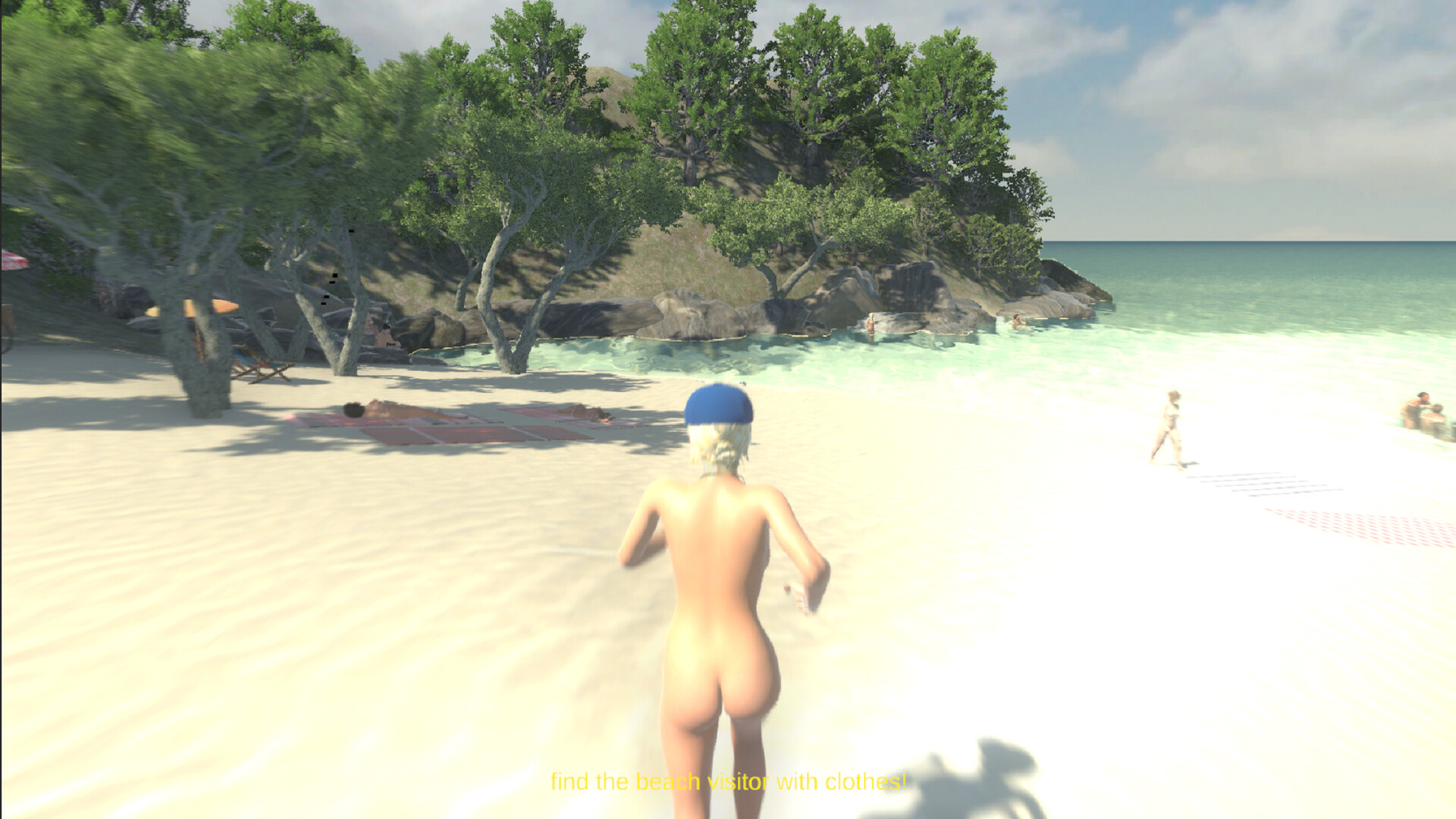 Nudity Beach Simulator 2025 screenshot 9