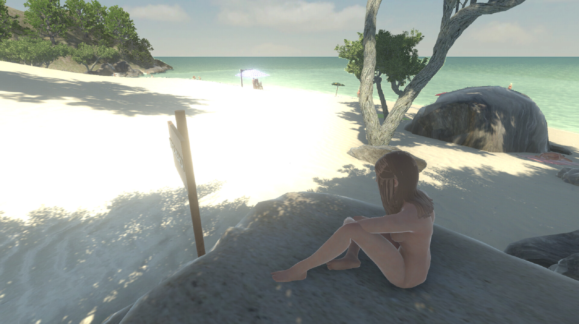 Nudity Beach Simulator 2025 screenshot 1