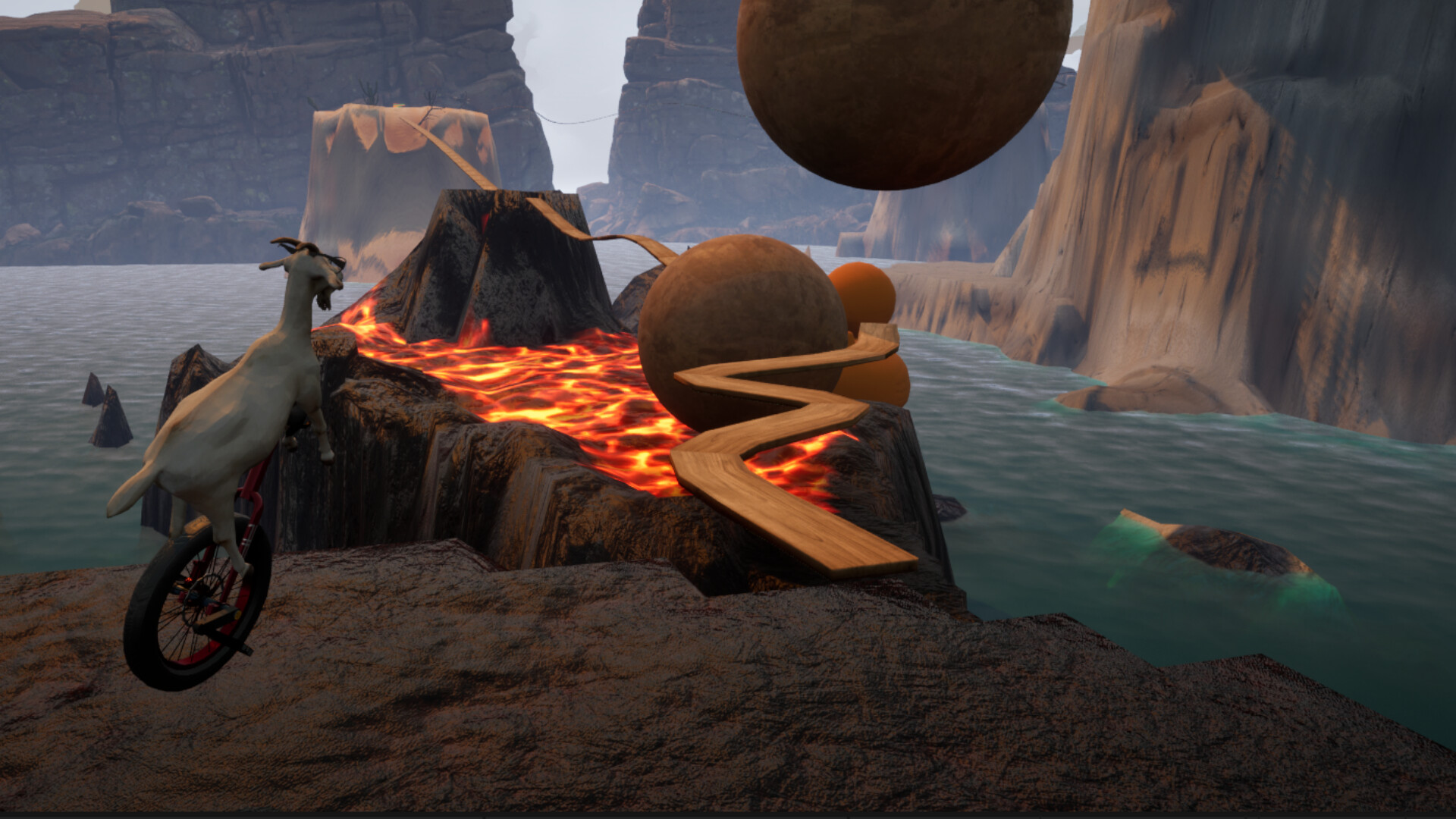 Unicycle Sheep screenshot 1
