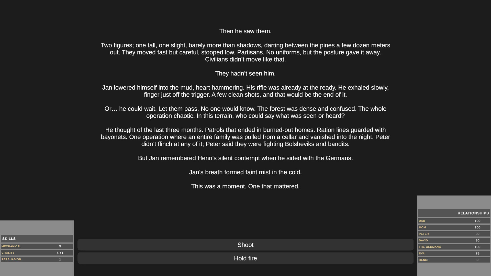 Survive, Resist, Collaborate - a World War 2 Choice-Based Story screenshot 4