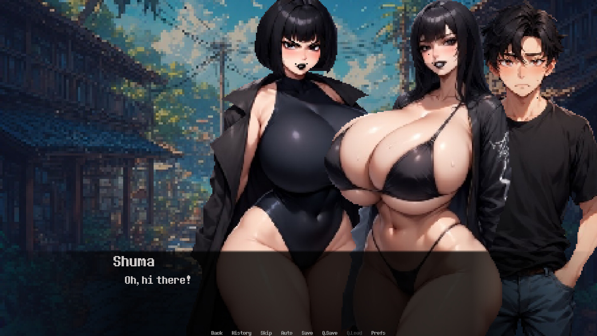 Dominated by Yandere Goth Girlfriend 3: On the Beach screenshot 4