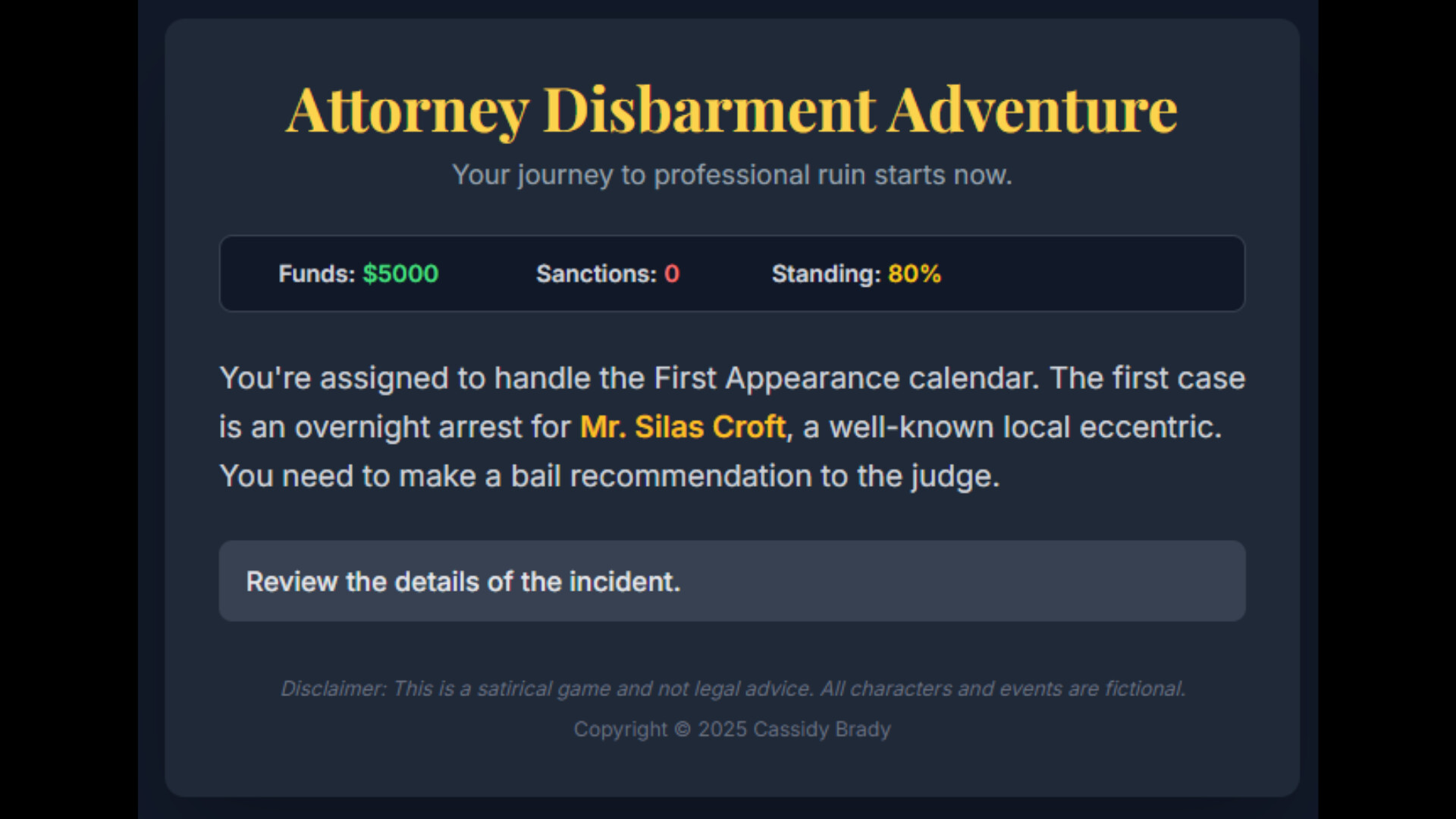 Attorney Disbarment Adventure screenshot 4