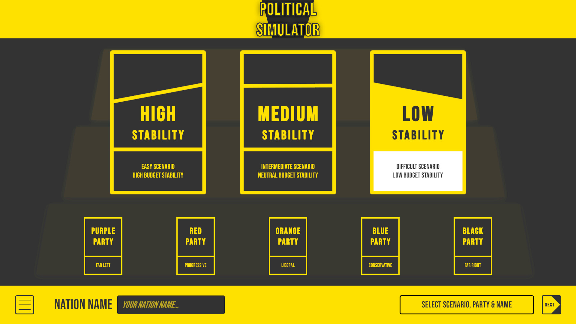 Political Simulator screenshot 2