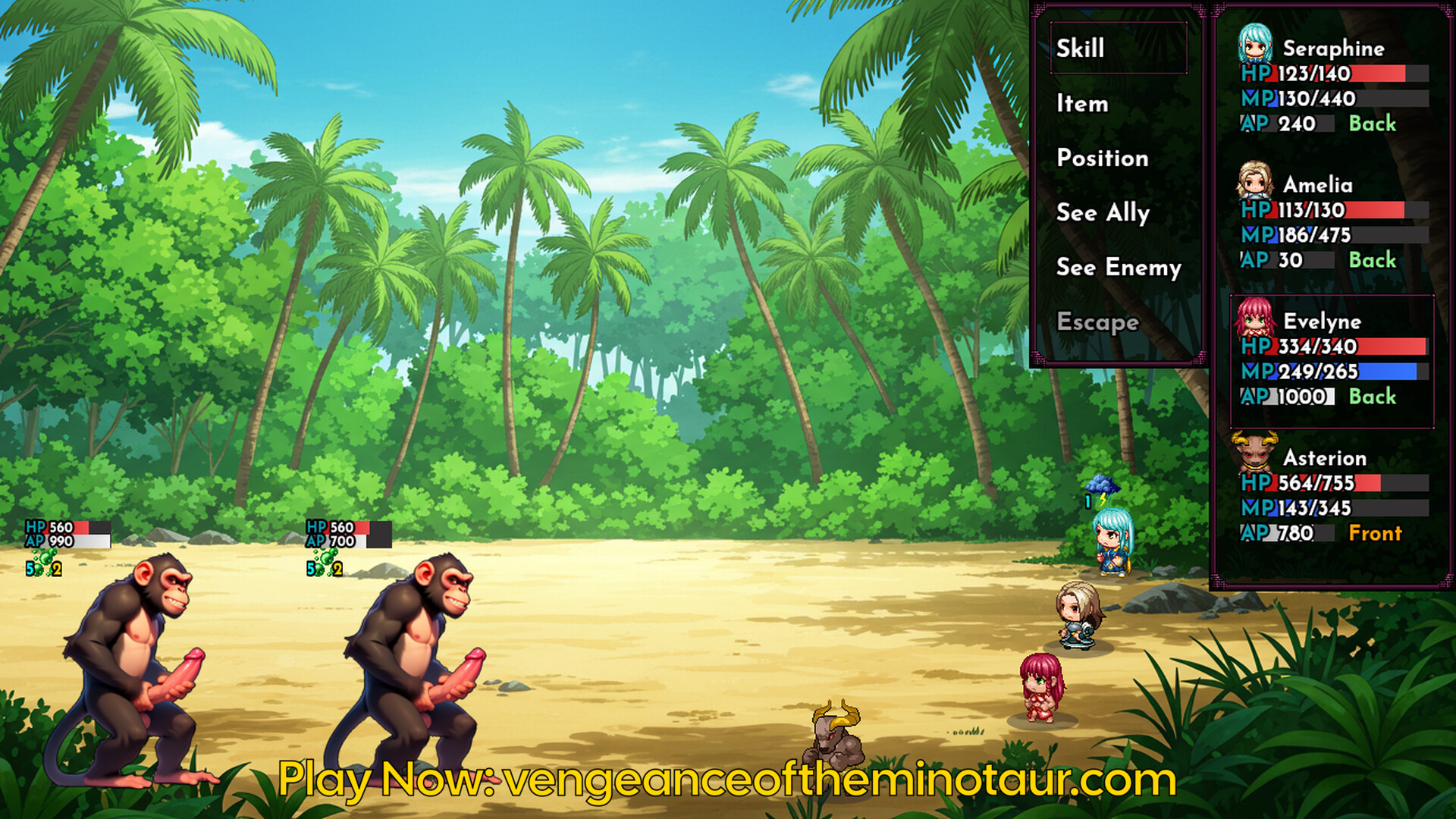 Vengeance Of The Minotaur RPG screenshot 4