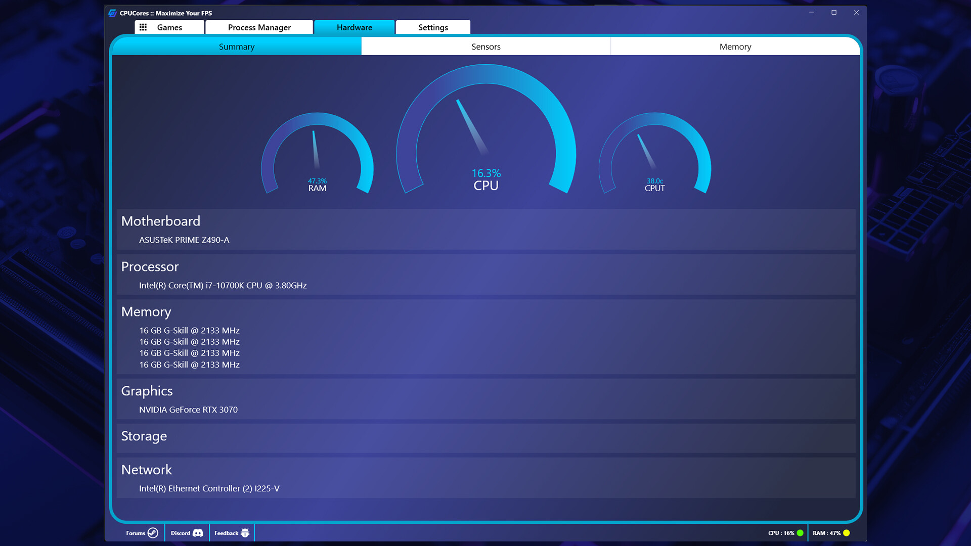 CPUCores :: Maximize Your FPS screenshot 3