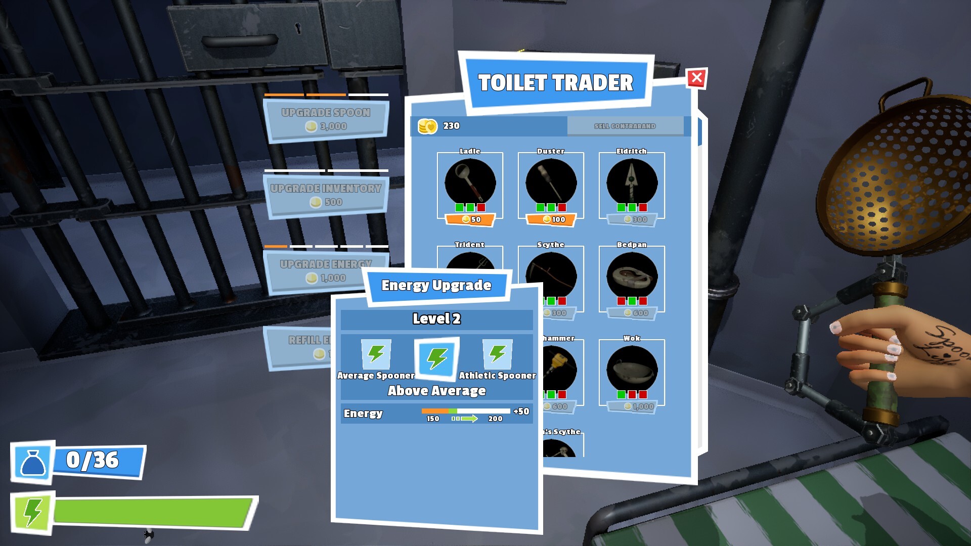 Digging a Hole... with a Spoon... Escape from Alcatraz screenshot 2