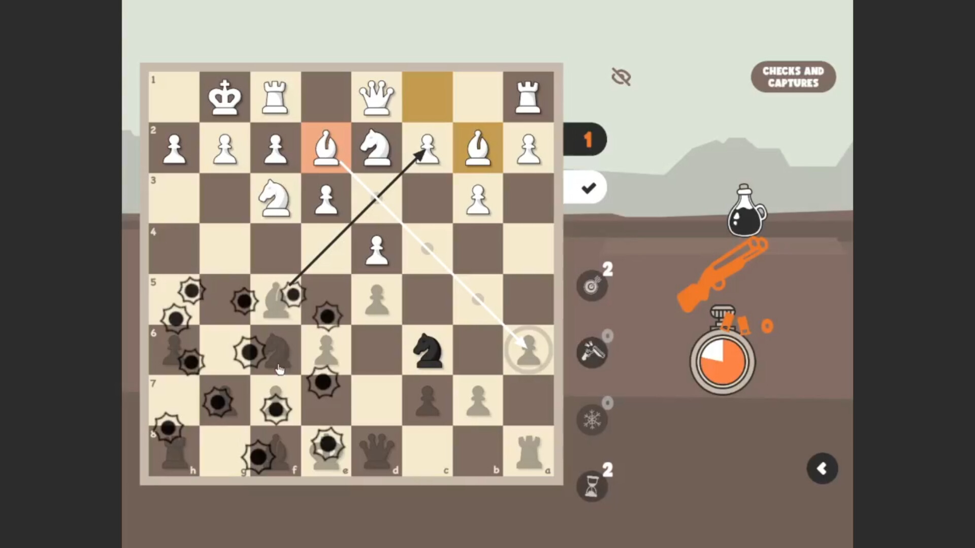 Checkmate in the Wild West - Chess Adventure screenshot 1