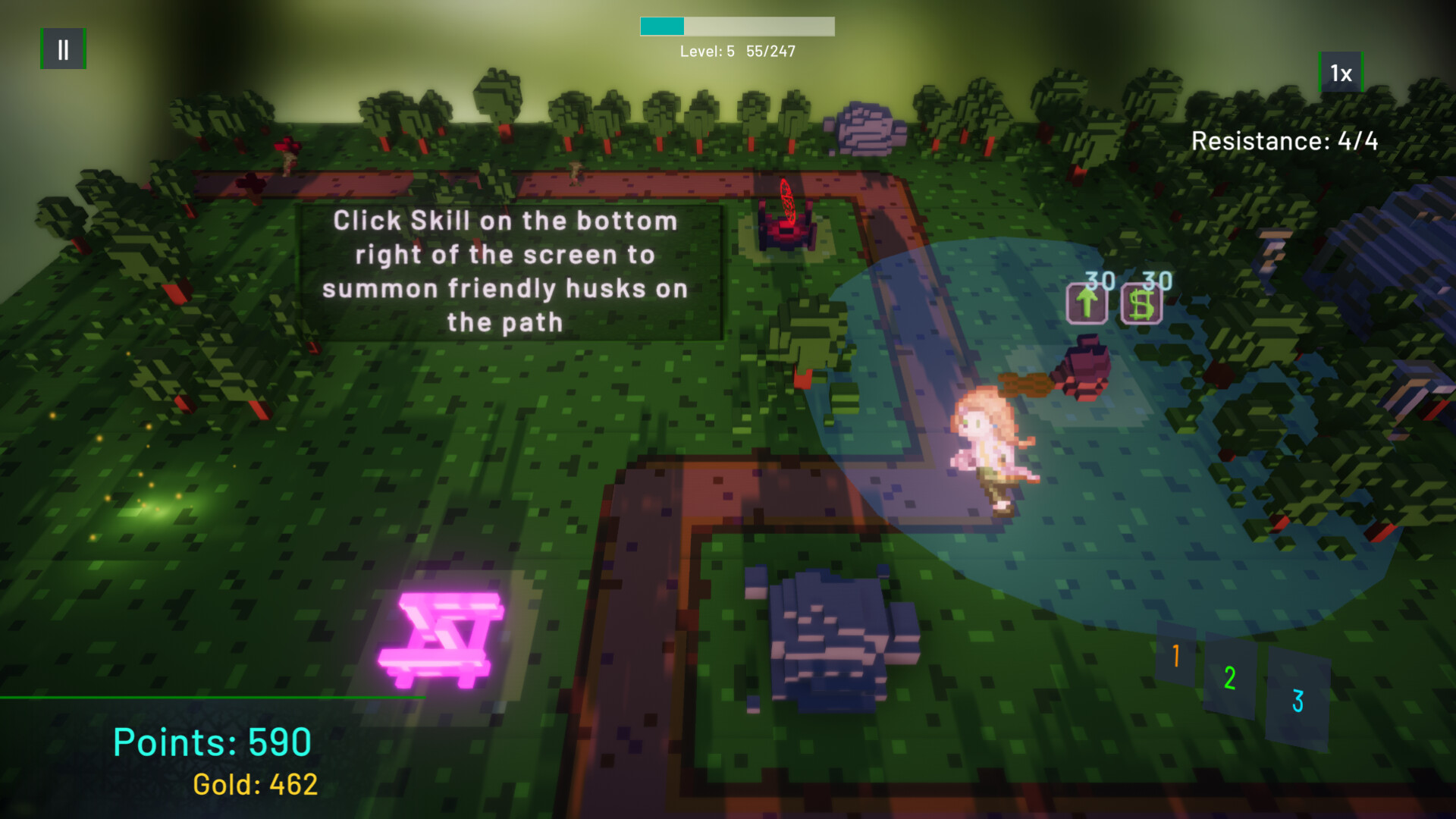 Enigmas of Nona: Canaly TD screenshot 3