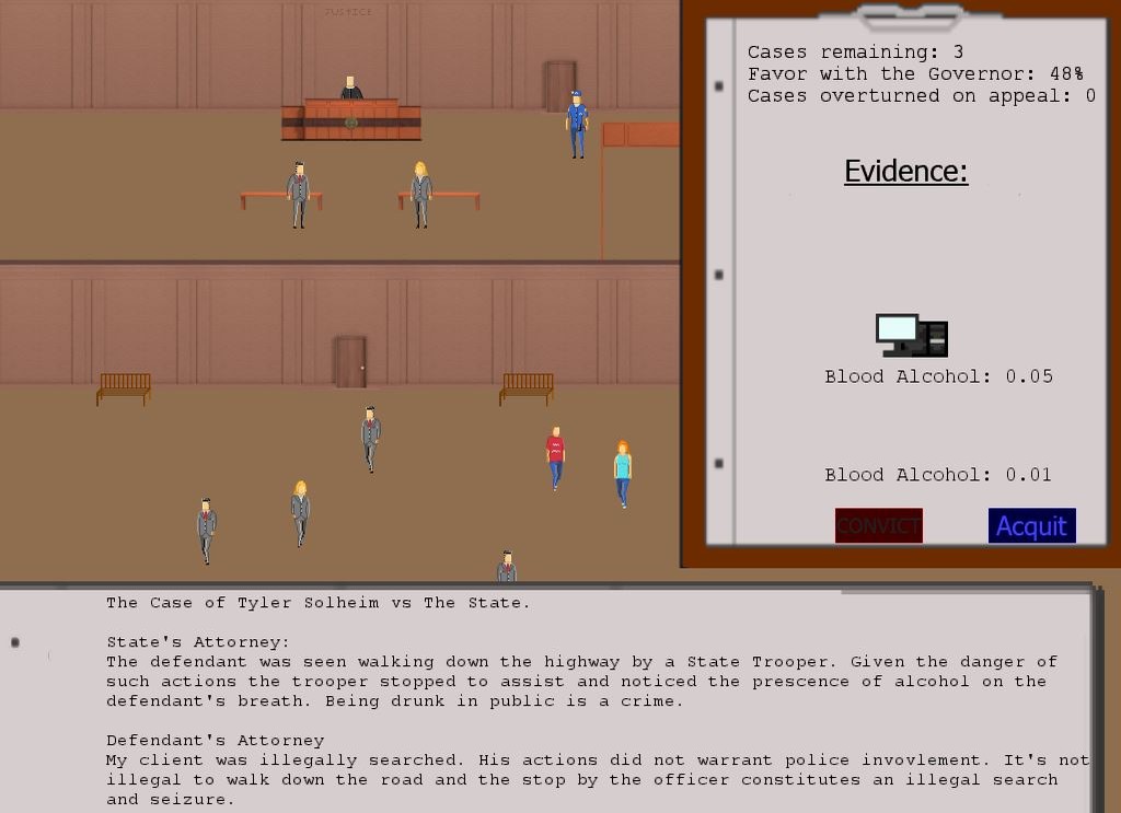 Judged: A Court Simulator screenshot 1