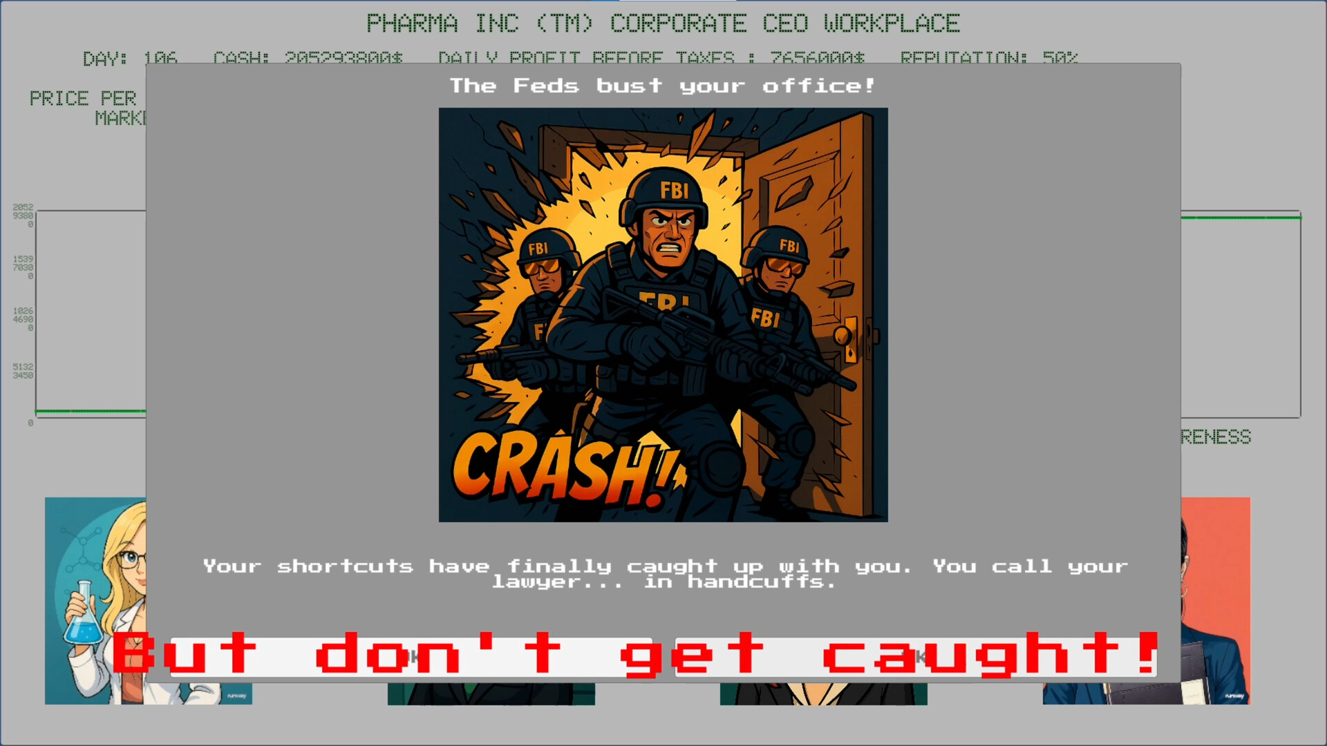 PHARMA INC SIMULATOR - Ethics not included. screenshot 6