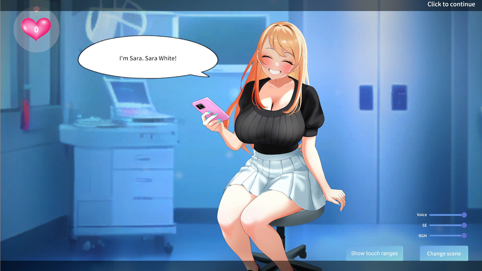 Health Check with the Blonde College Babe! screenshot 13