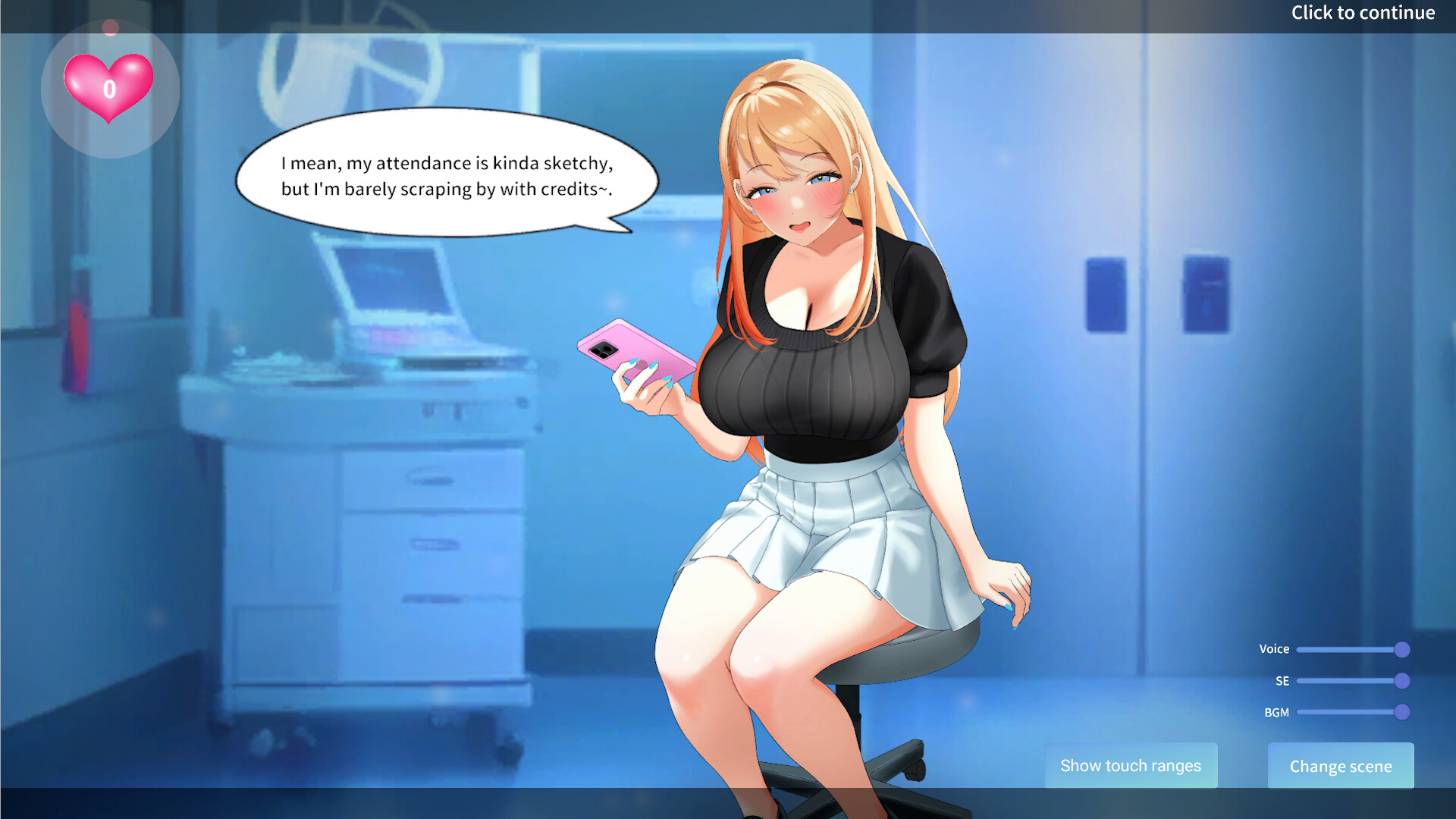 Health Check with the Blonde College Babe! screenshot 14