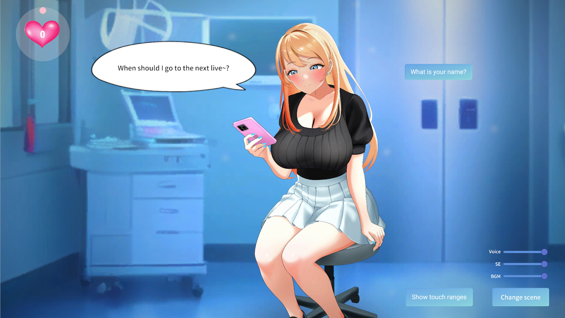 Health Check with the Blonde College Babe! screenshot 12
