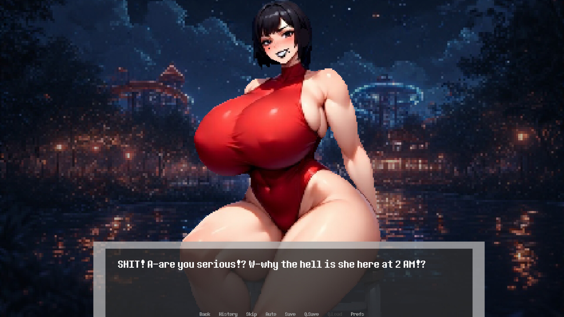 Dominated by: Yandere Goth Lifeguard screenshot 4