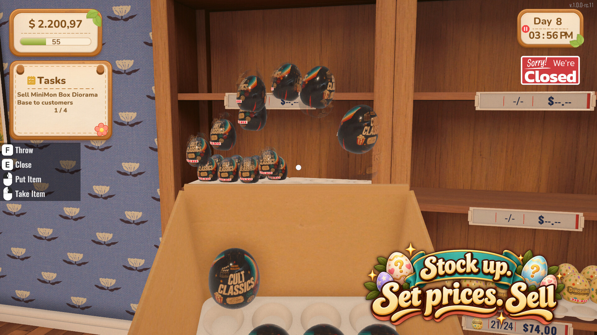 Mystery Egg Shop Simulator screenshot 2