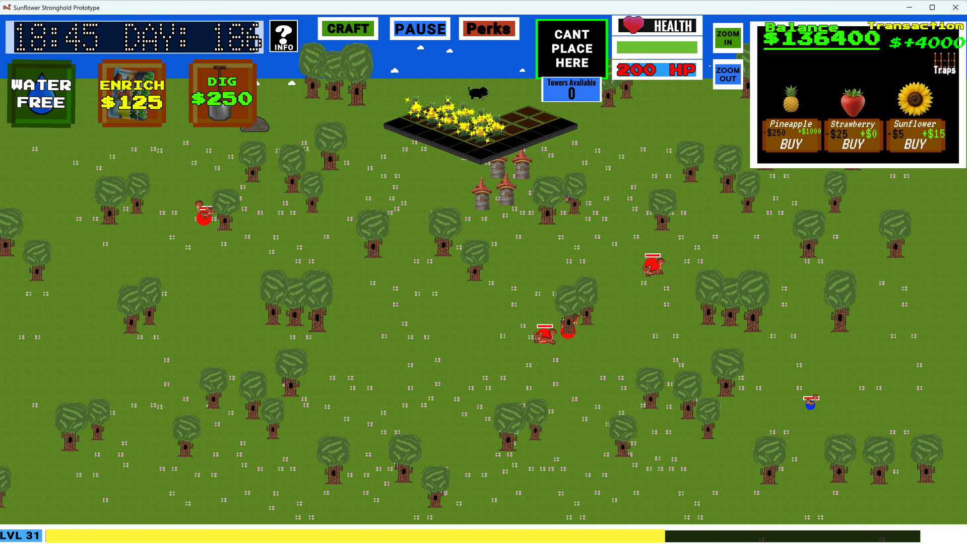 Sunflower Stronghold screenshot 1