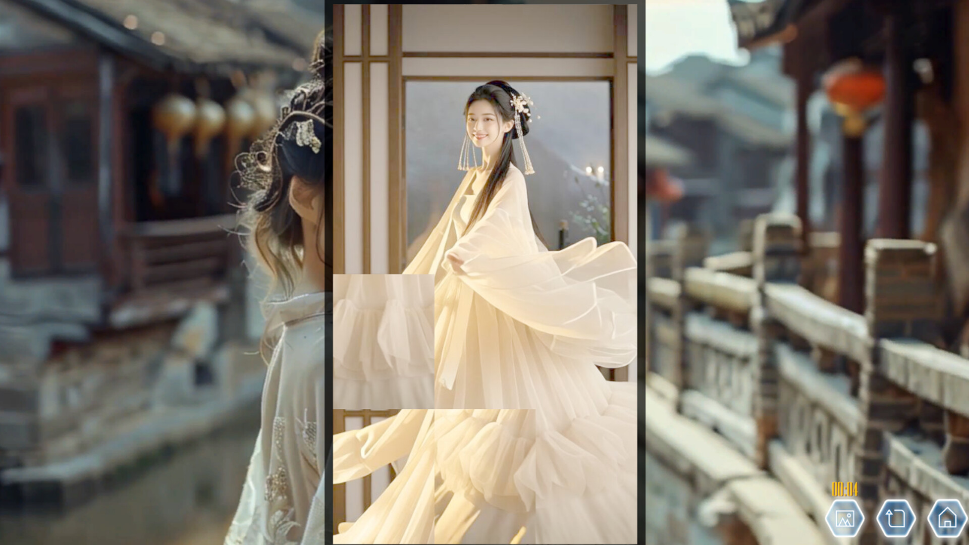 Ancient Style Girl Dynamic Jigsaw Puzzle screenshot 5