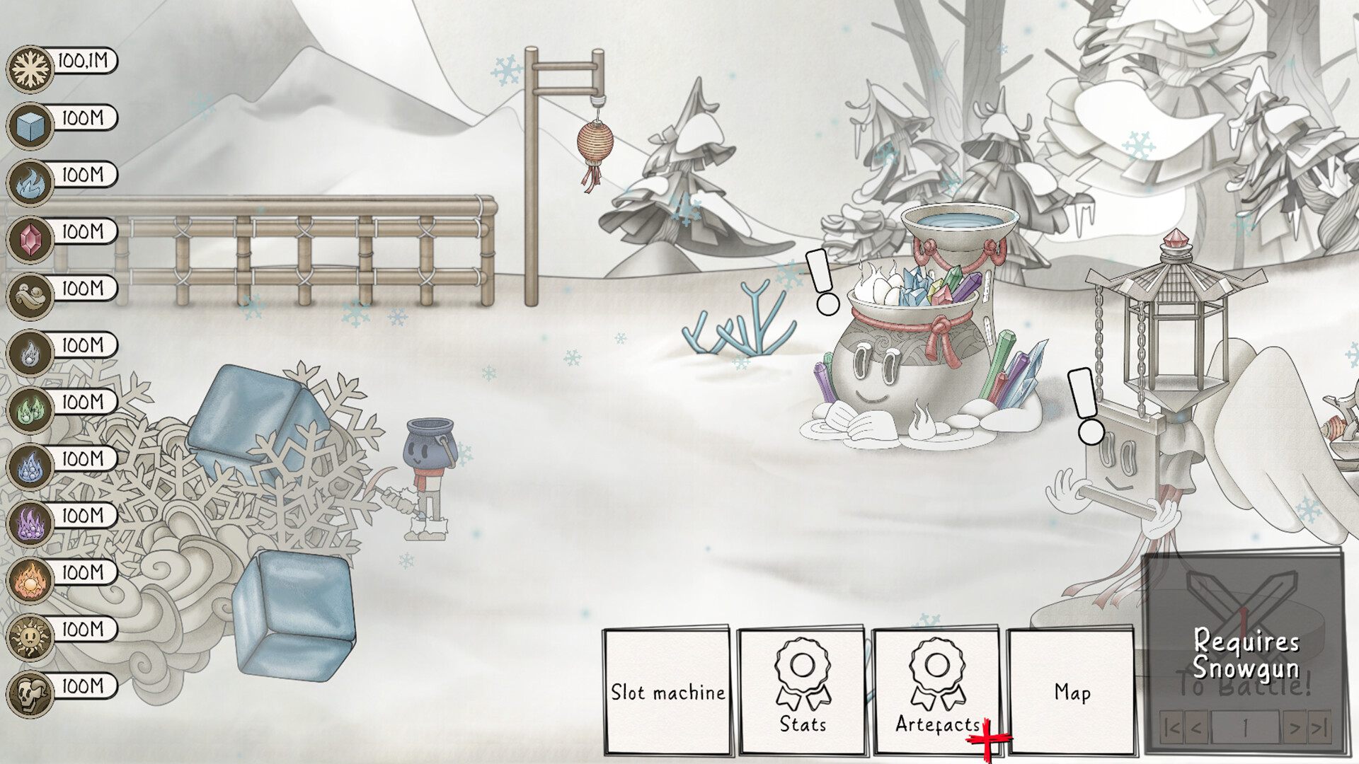 Paint The Snow - idle screenshot 1