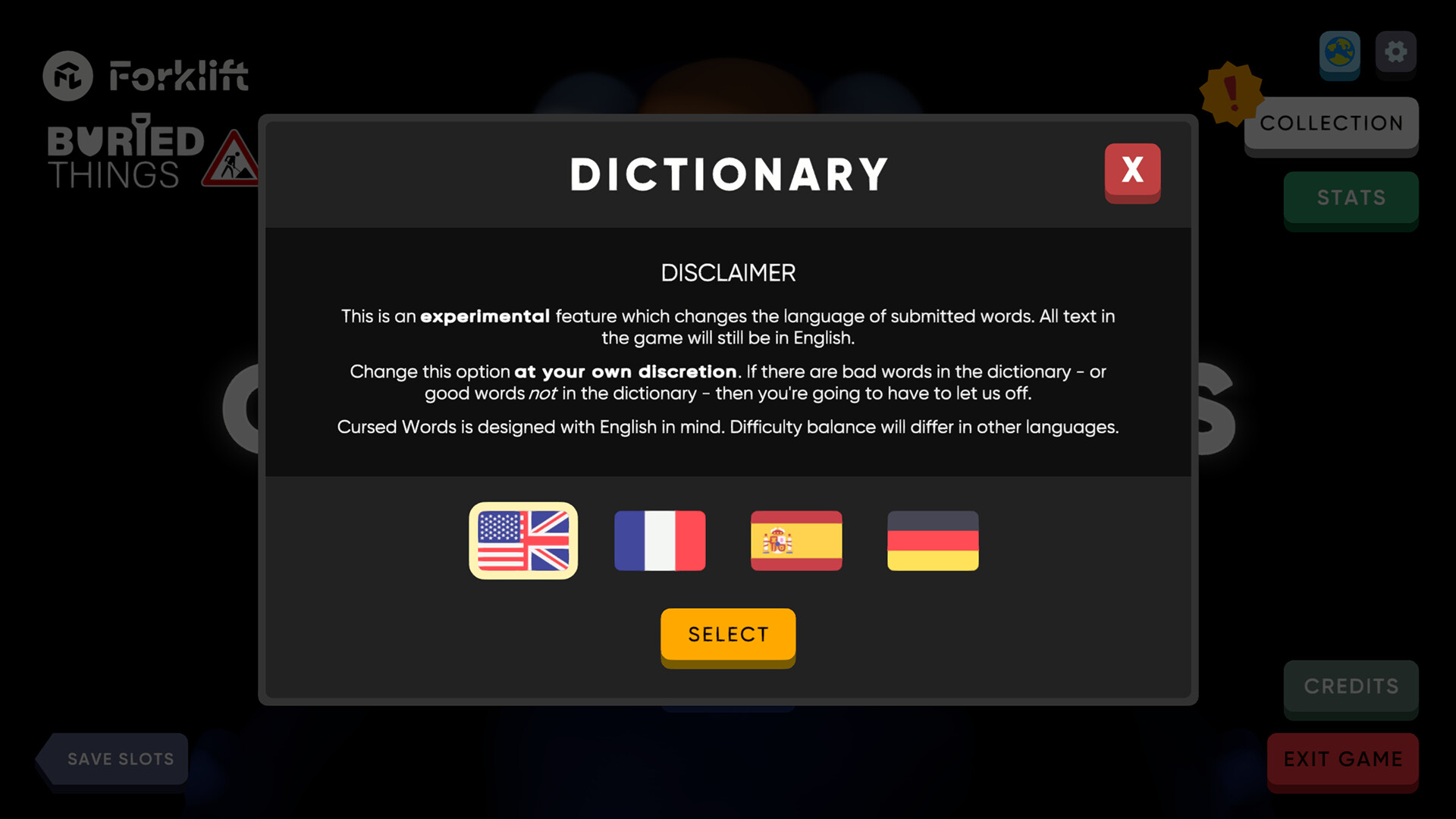 Cursed Words: The Word Game That Isn't screenshot 5