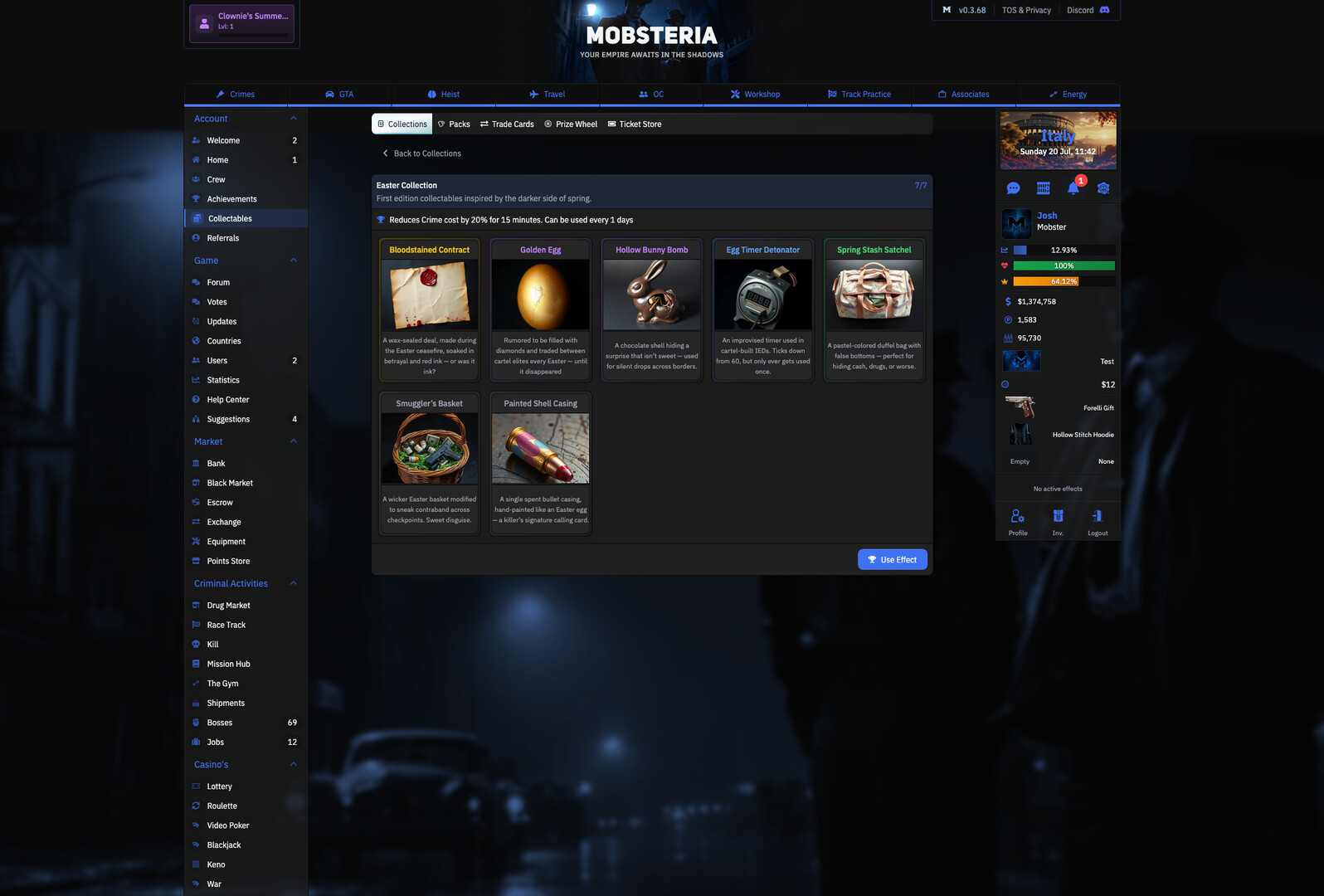 Mobsteria screenshot 2